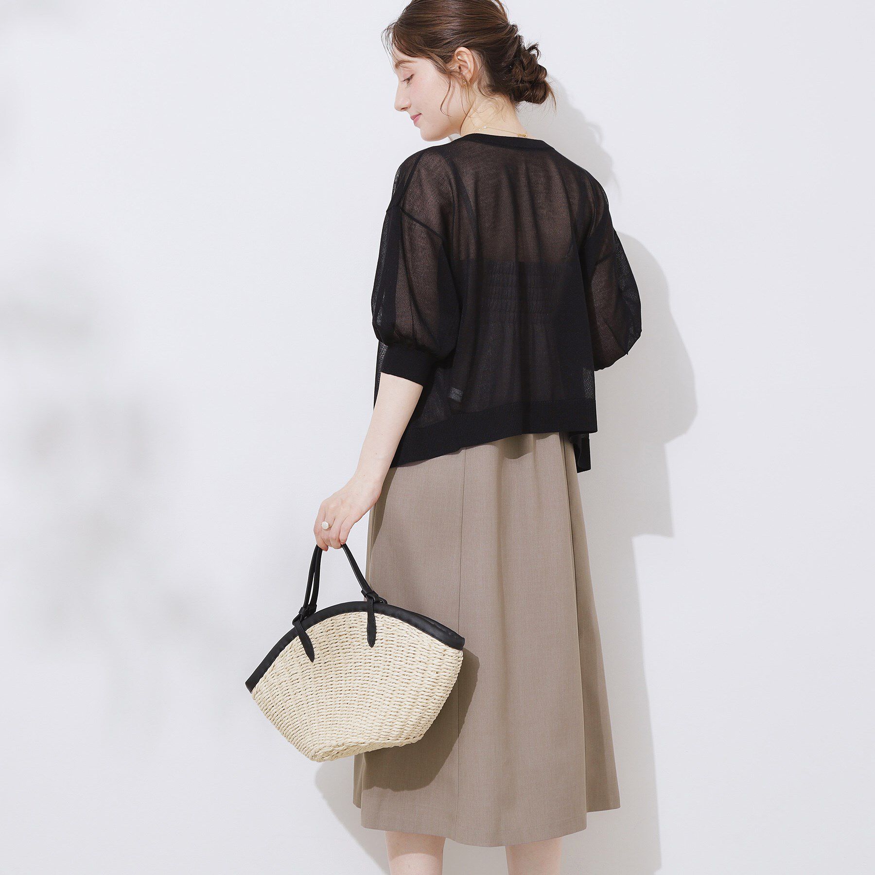 Couture broach「【洗える・大人可愛い】リネンライクアソートキャミワンピース」|ワンピース|