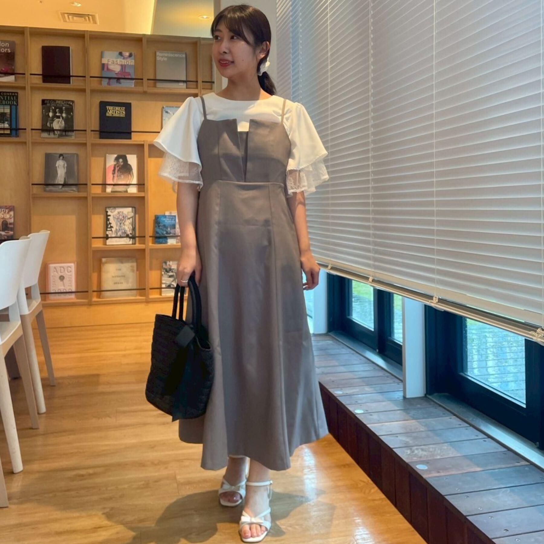 Couture broach「【洗える・大人可愛い】リネンライクアソートキャミワンピース」|ワンピース|