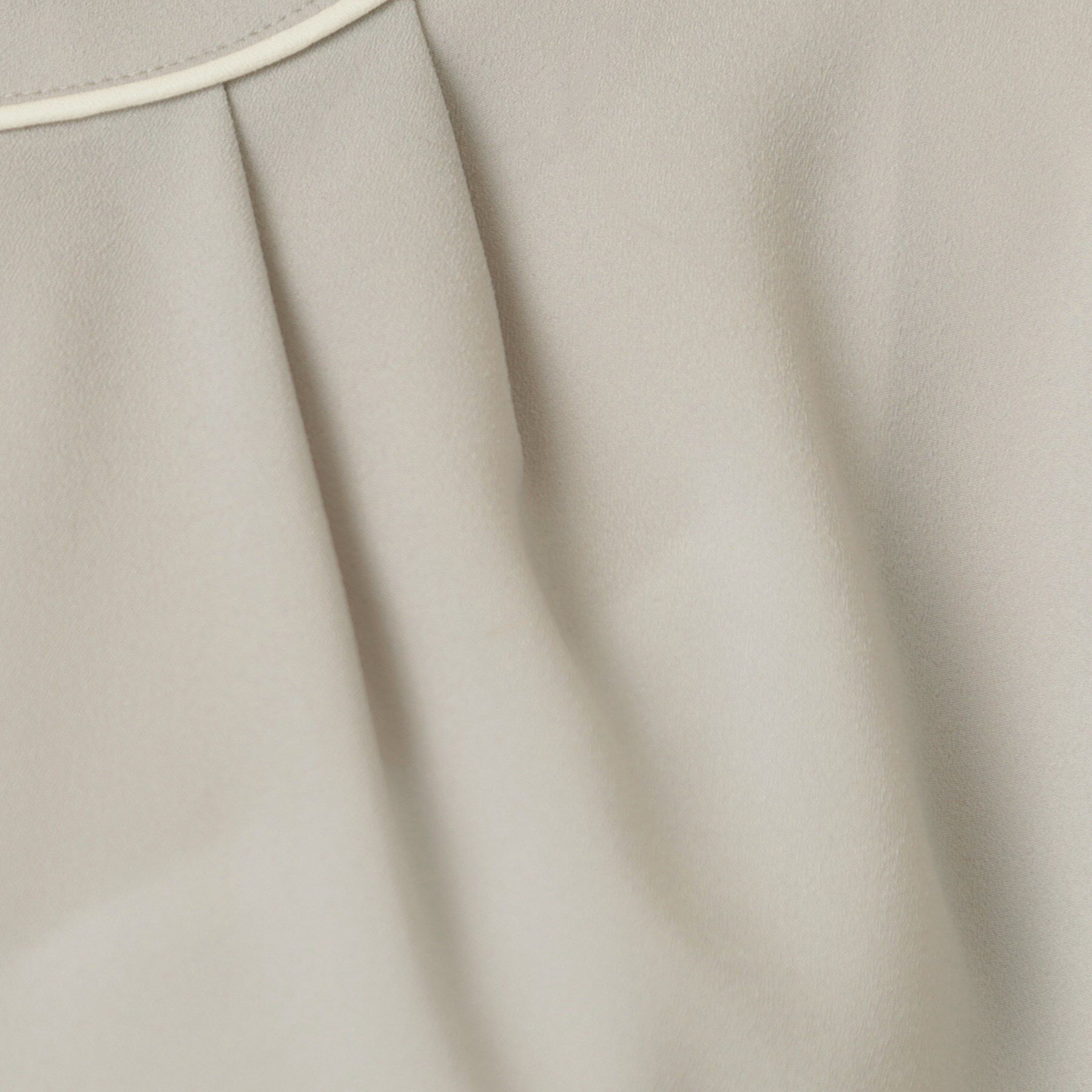 Couture broach「【6分袖・通勤】配色ジョーゼットブラウス」|シャツ・ブラウス|