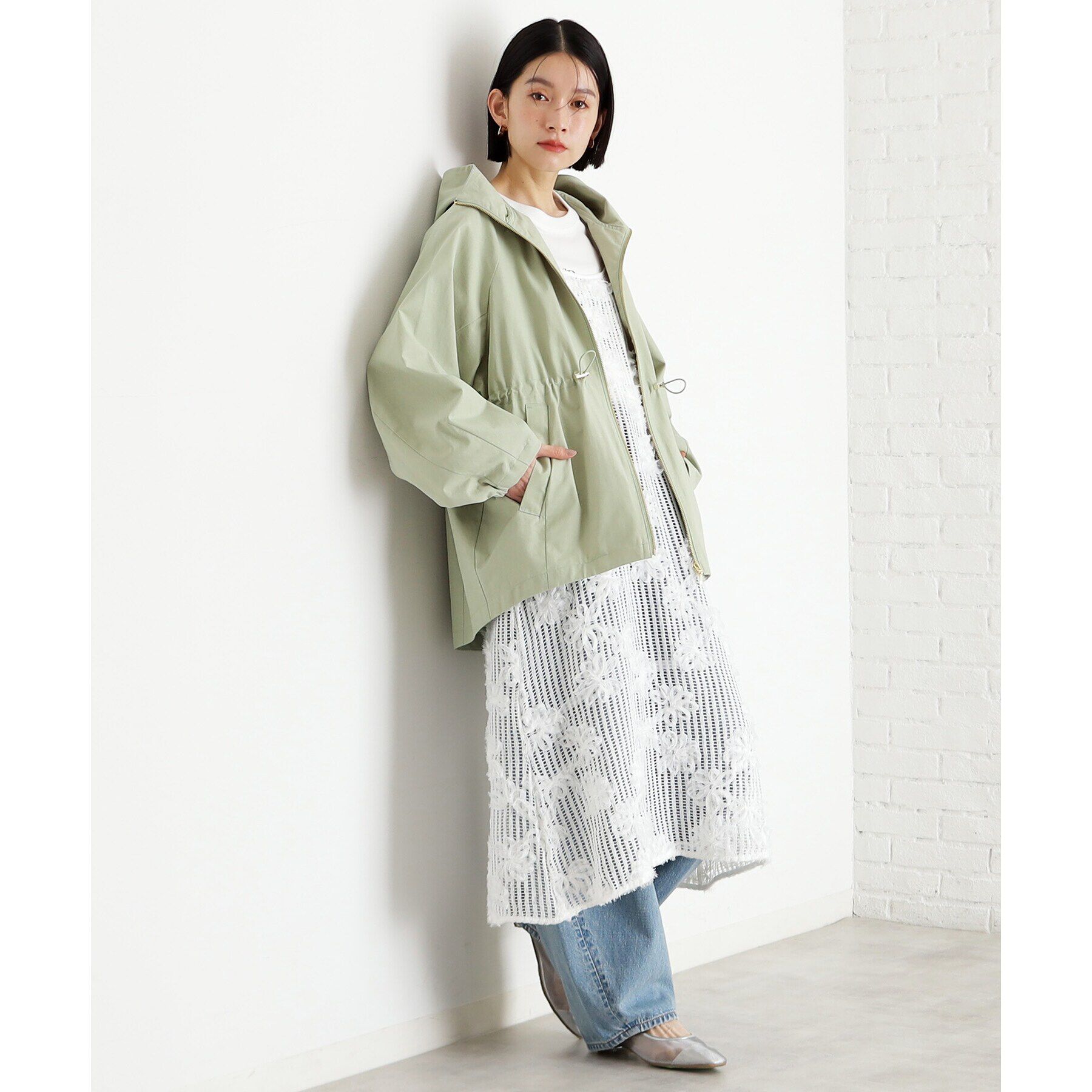 THE SHOP TK「【撥水】ウエストドロストマウンテンパーカ」|ブルゾン・スタジャン|