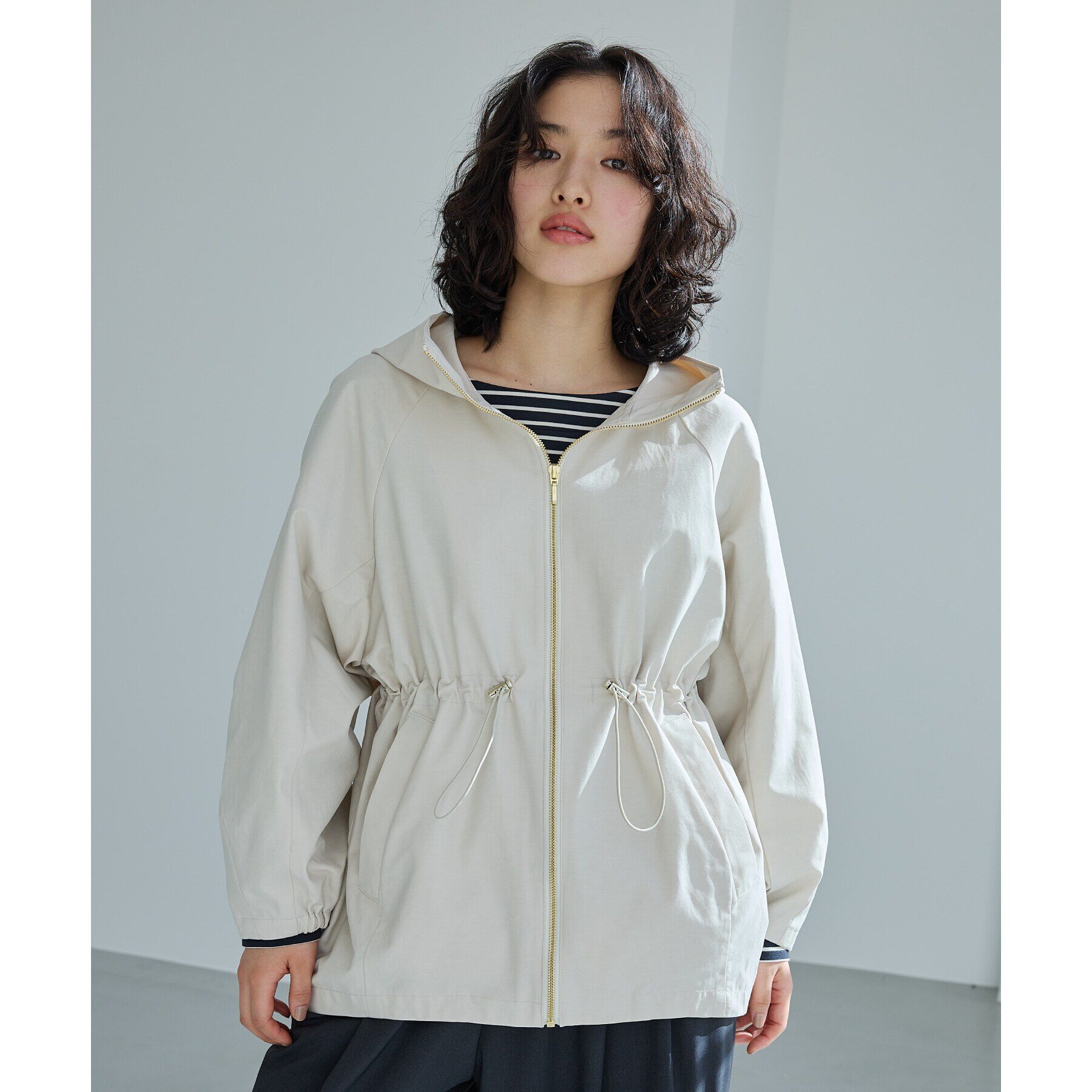 THE SHOP TK「【撥水】ウエストドロストマウンテンパーカ」|ブルゾン・スタジャン|