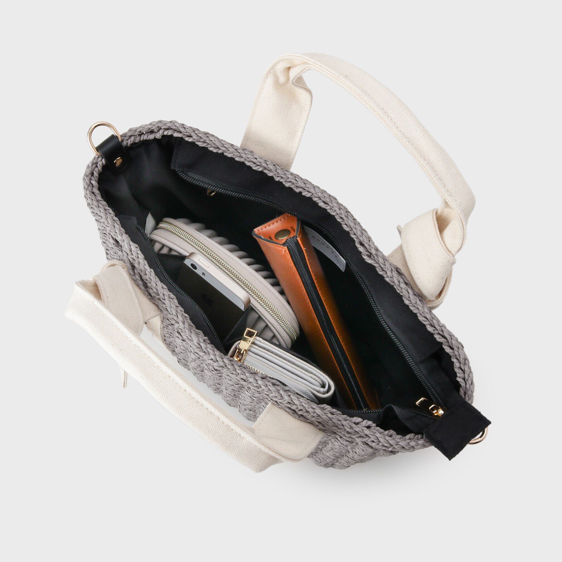 THE SHOP TK「ロゴ雑材バッグ」|ショルダー・メッセンジャー|