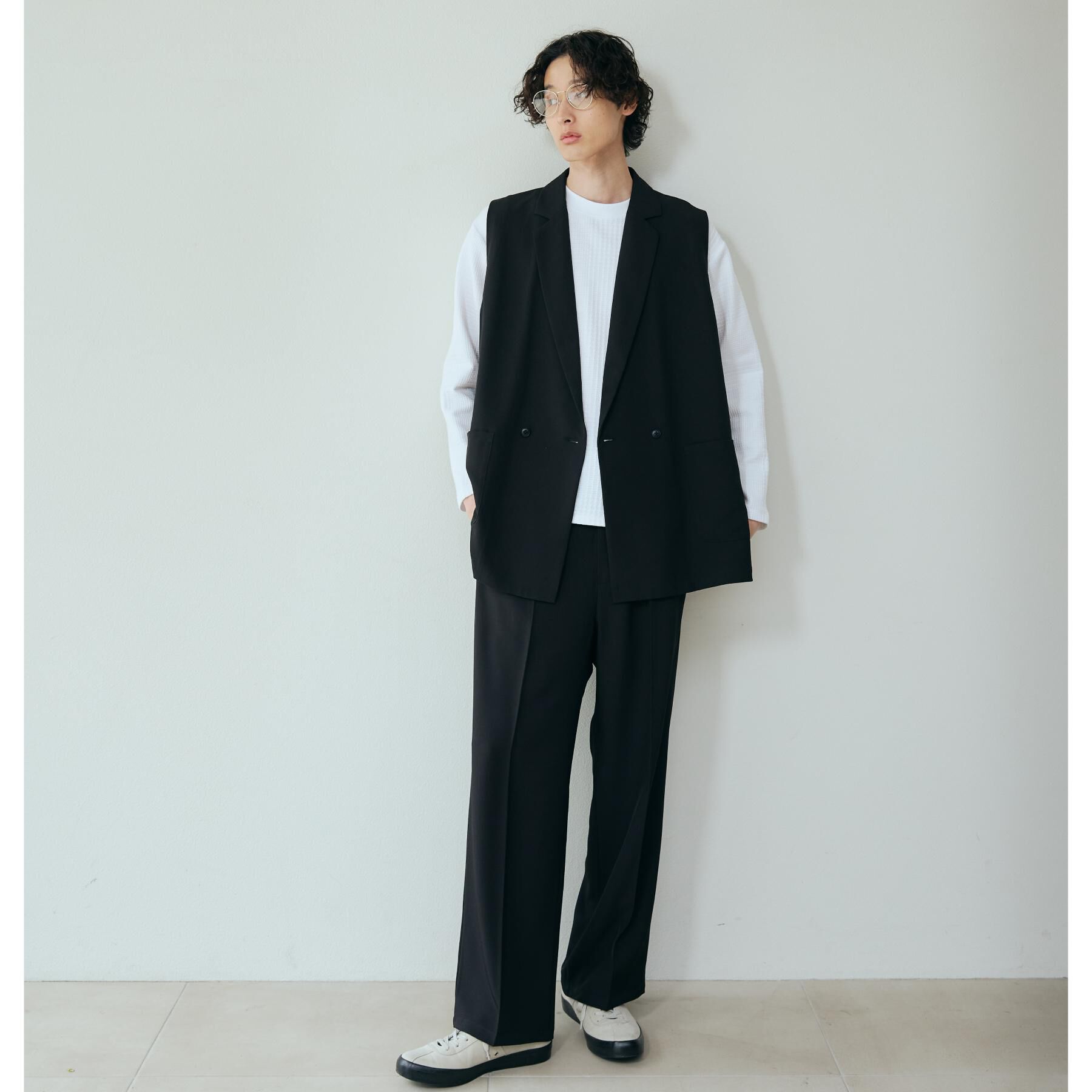 THE SHOP TK「ダブルジレ【セットアップ可/洗濯機OK】」|ベスト・ジレ|