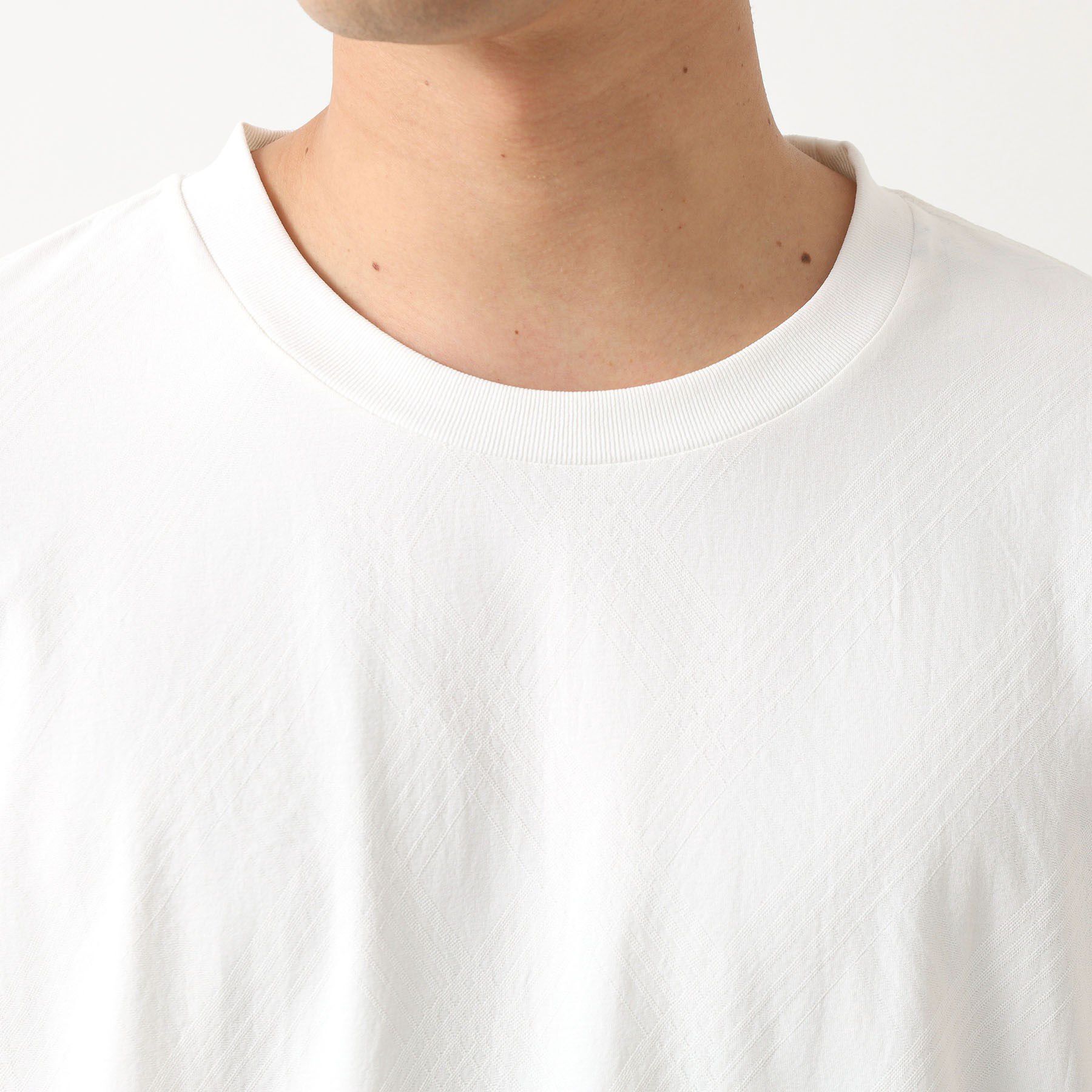 THE SHOP TK「パーフェクテックリンクス半袖Tシャツ 【接触冷感／吸水速乾／UVカット／洗濯機OK】」|Tシャツ・カットソー|