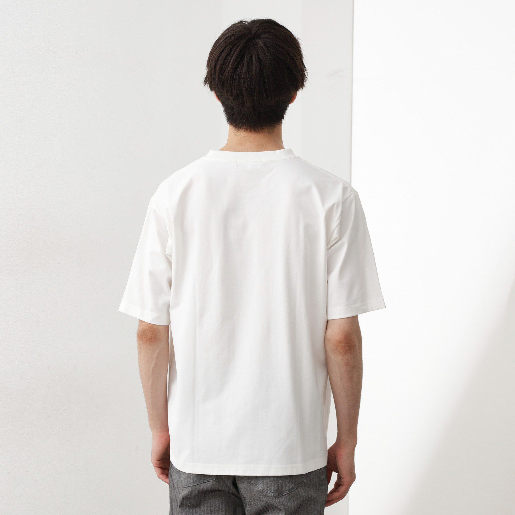 THE SHOP TK「【セットでお買い得！！】長袖カーディガン＋半袖Tシャツ　洗濯機OK/吸水速乾(Tシャツのみ)」|カーディガン|