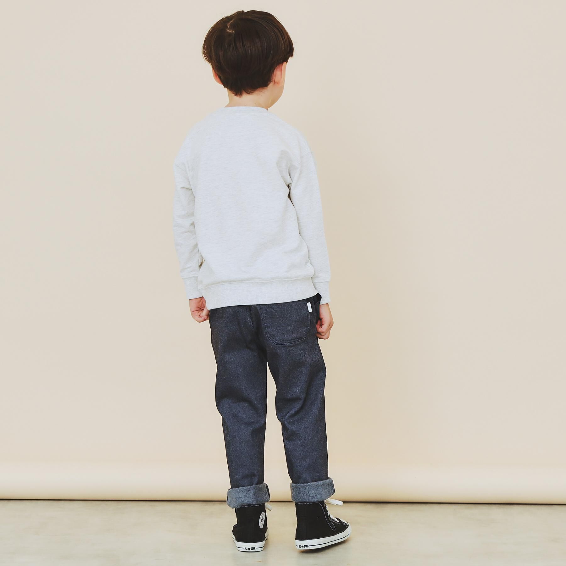 THE SHOP TK「【110－160/裏起毛】あったかのびーるストレートパンツ/洗濯機OK」|その他|