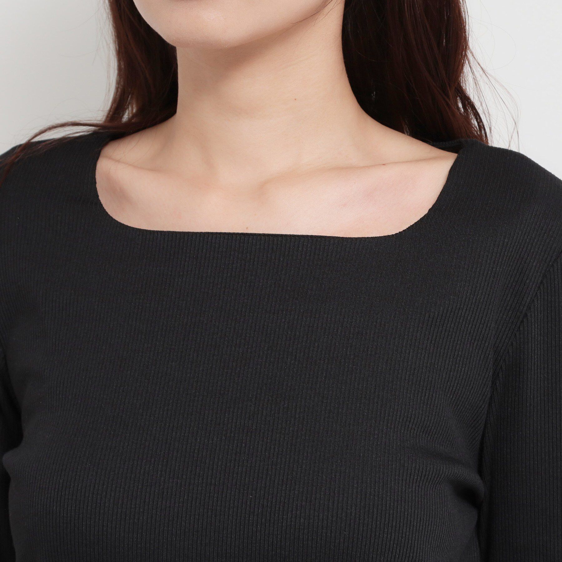 THE SHOP TK「スクエアネックテレコトップス」|Tシャツ・カットソー|