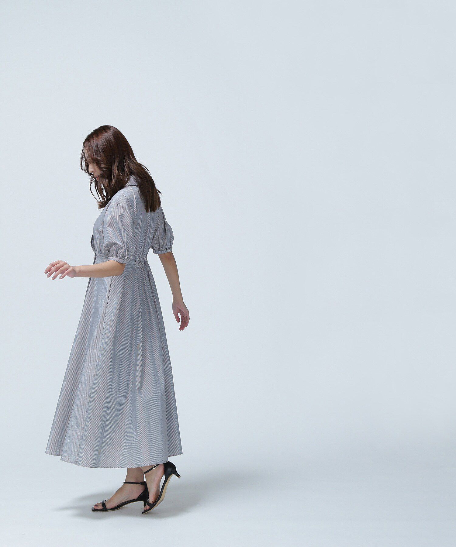  「スキッパーフォルムシャツワンピース」|ワンピース|