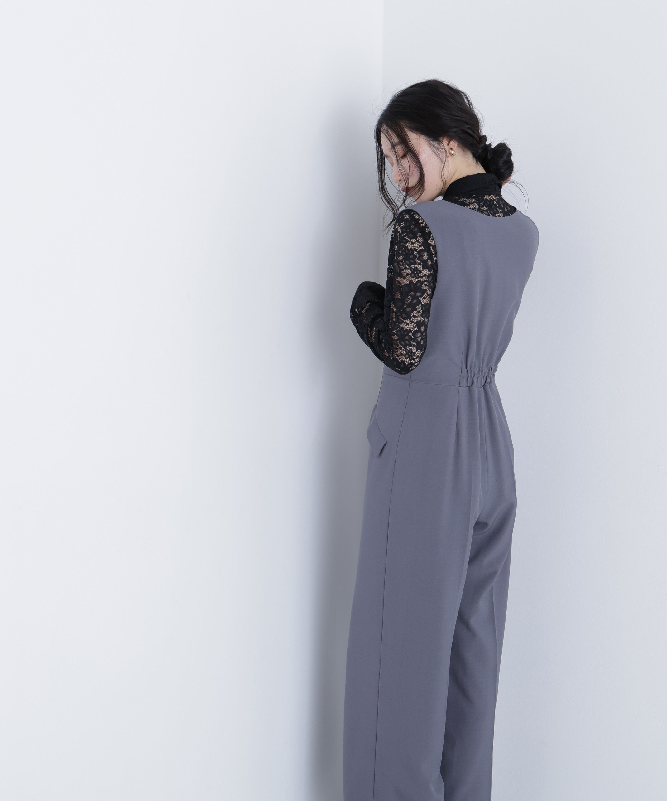  「〈N.〉Ｖネックオールインワン」|ワンピース|