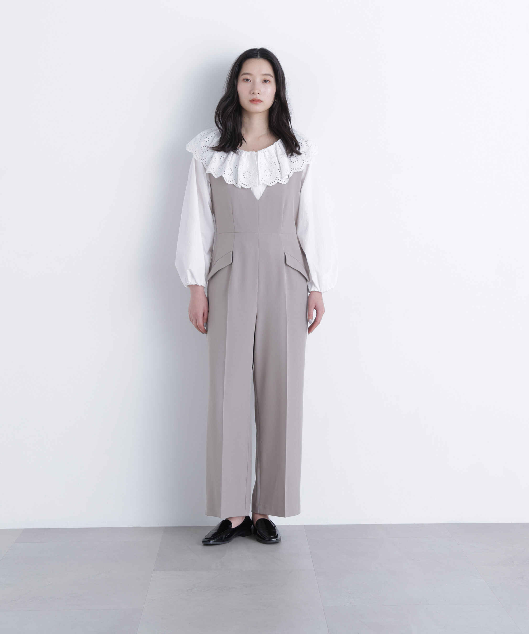  「〈N.〉Ｖネックオールインワン」|ワンピース|