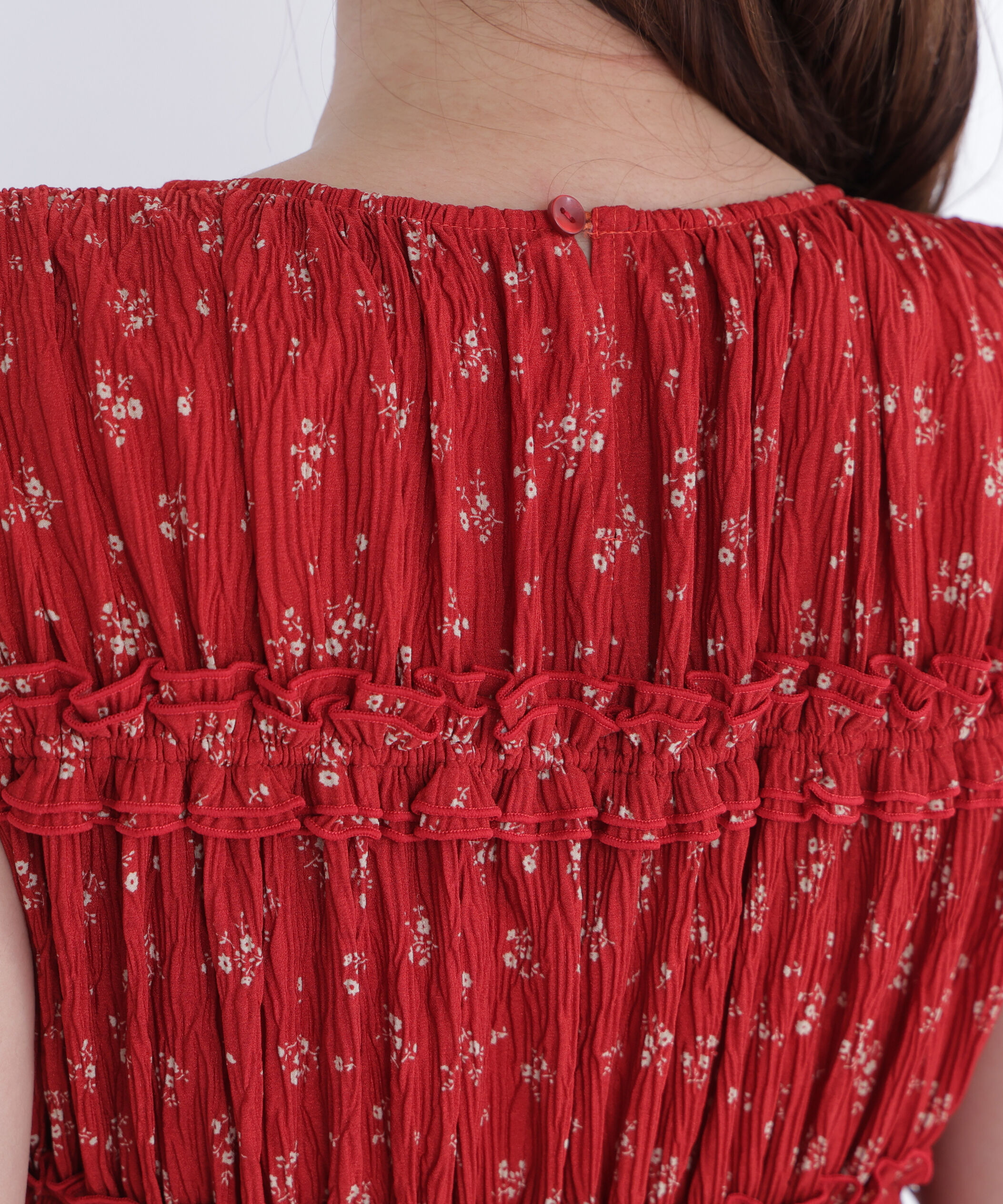  「フラワープリントドロストワンピース」|ワンピース|