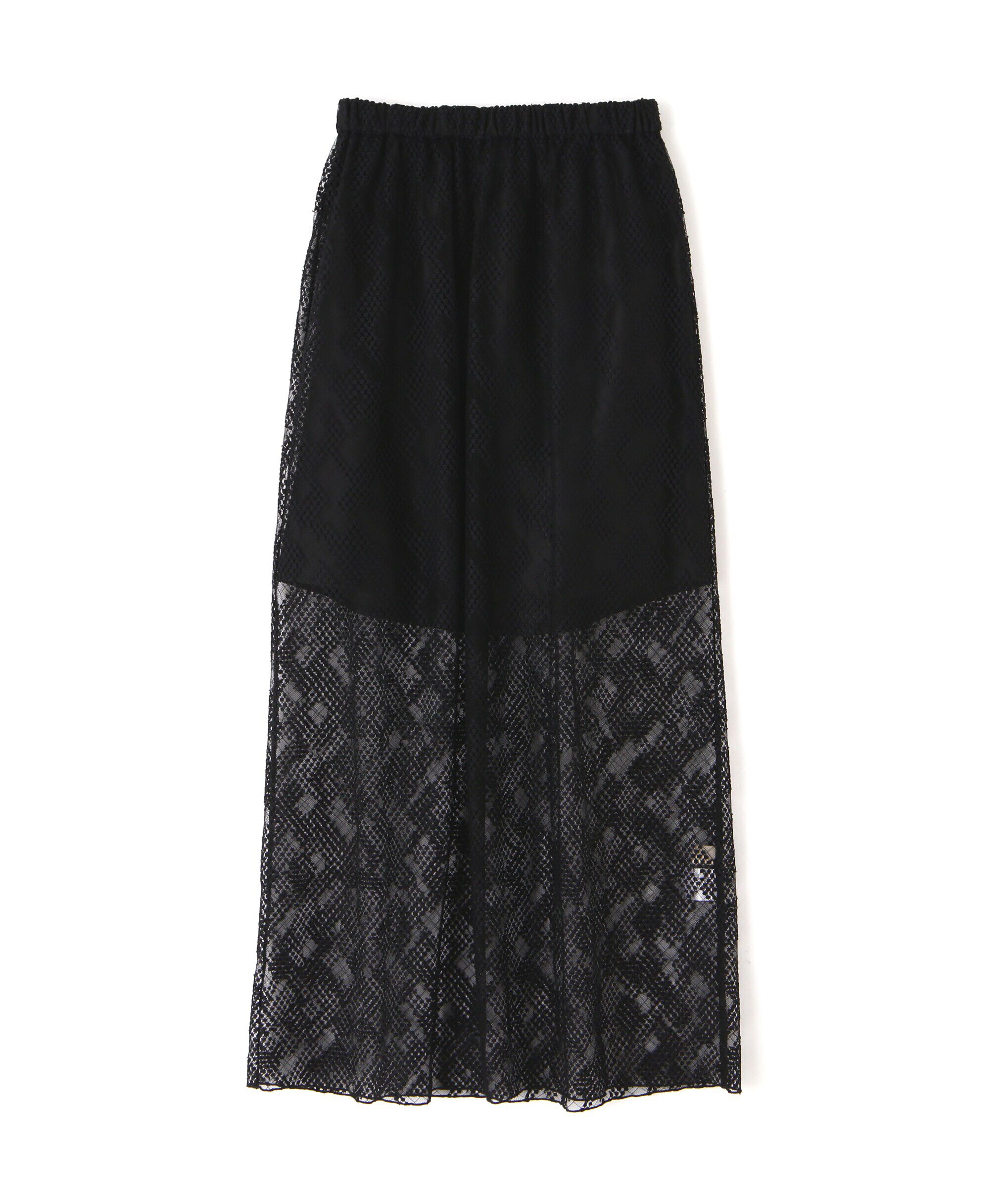  「チュールジャガードレイヤードスカート」|スカート|