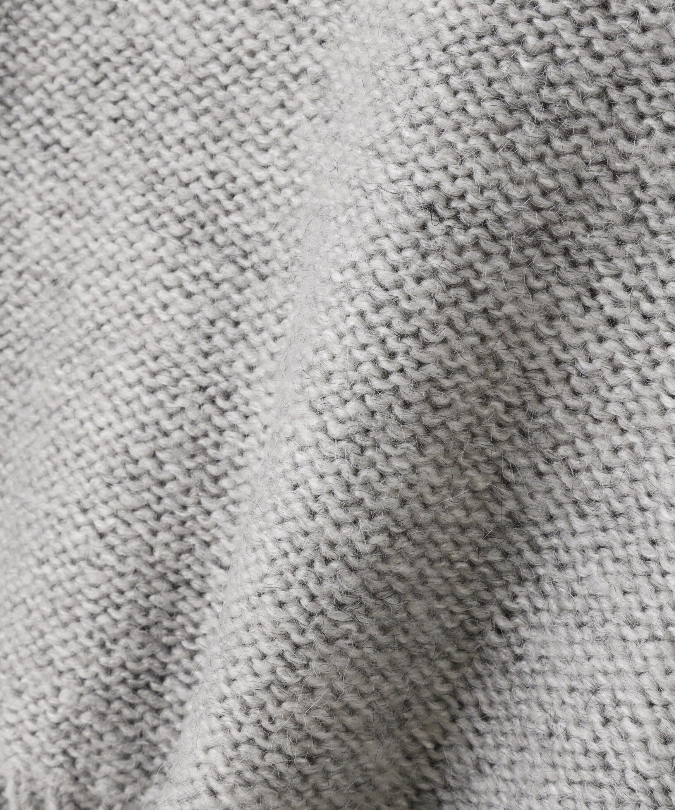  「バックリボンショート丈ニット」|ニット・セーター|