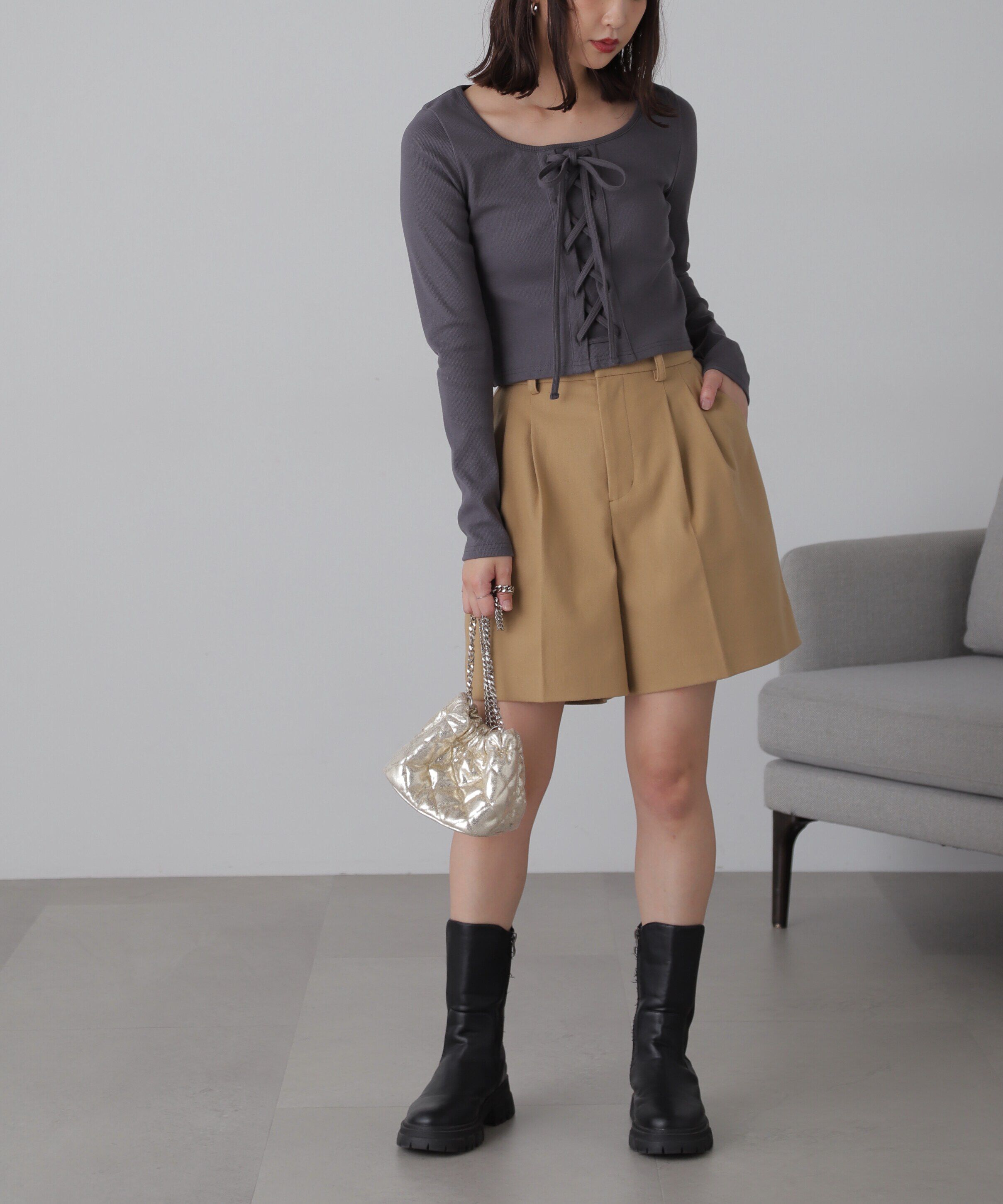  「タックショートパンツ」|その他|