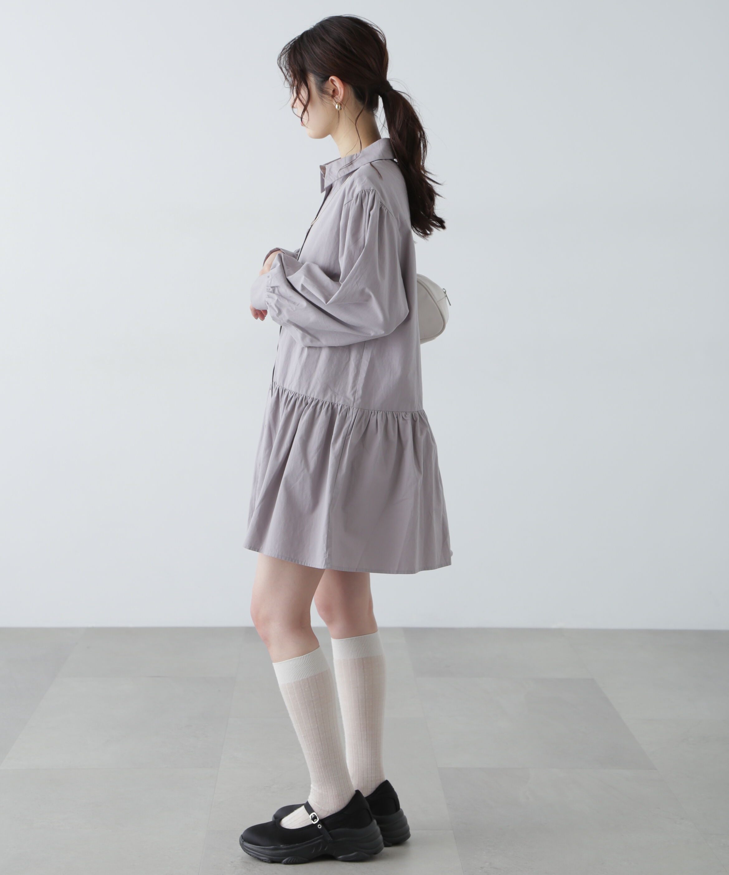  「ティアードミニワンピース」|ワンピース|