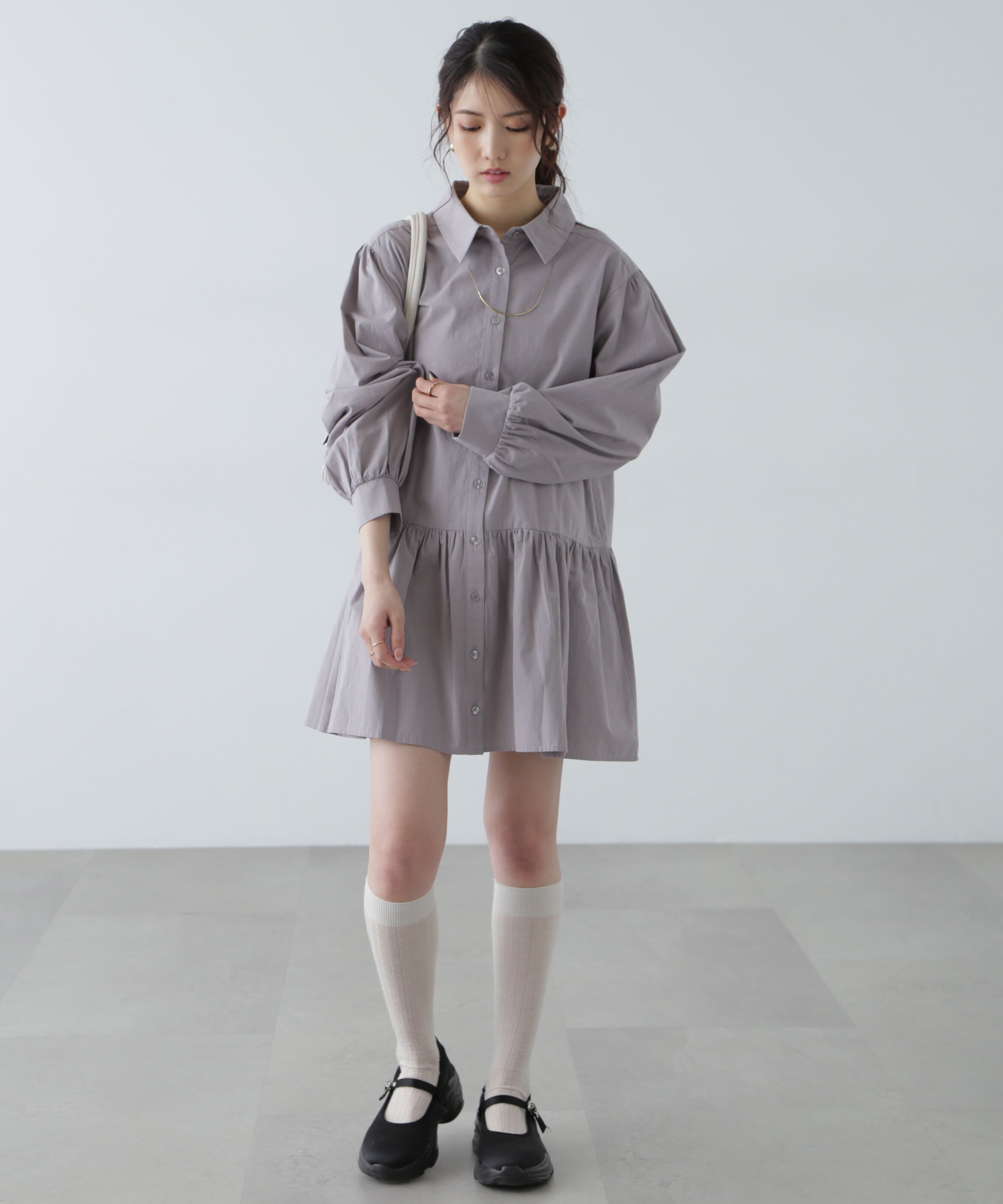  「ティアードミニワンピース」|ワンピース|