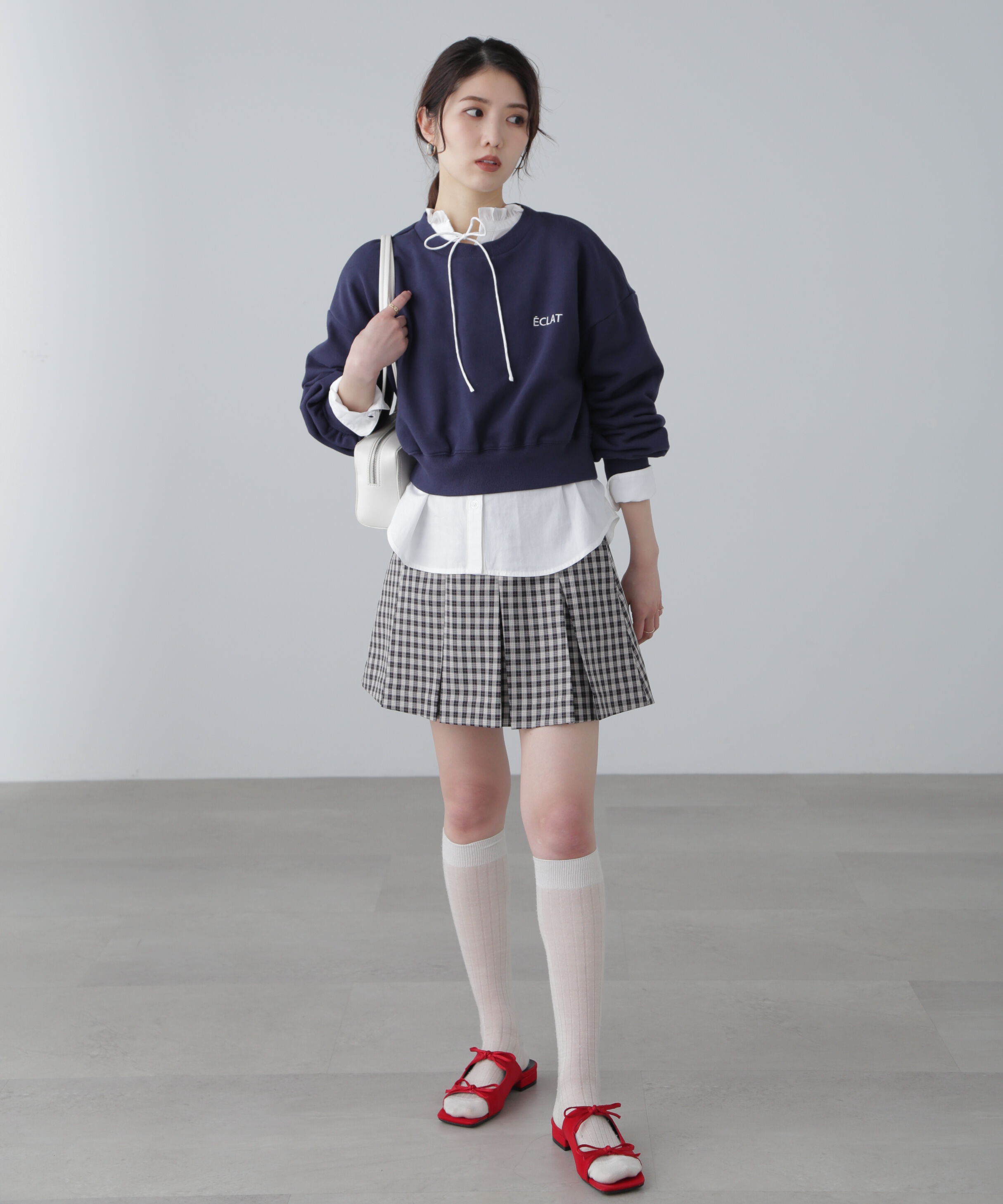  「ワンポイント刺繍スウェット」|Tシャツ・カットソー|