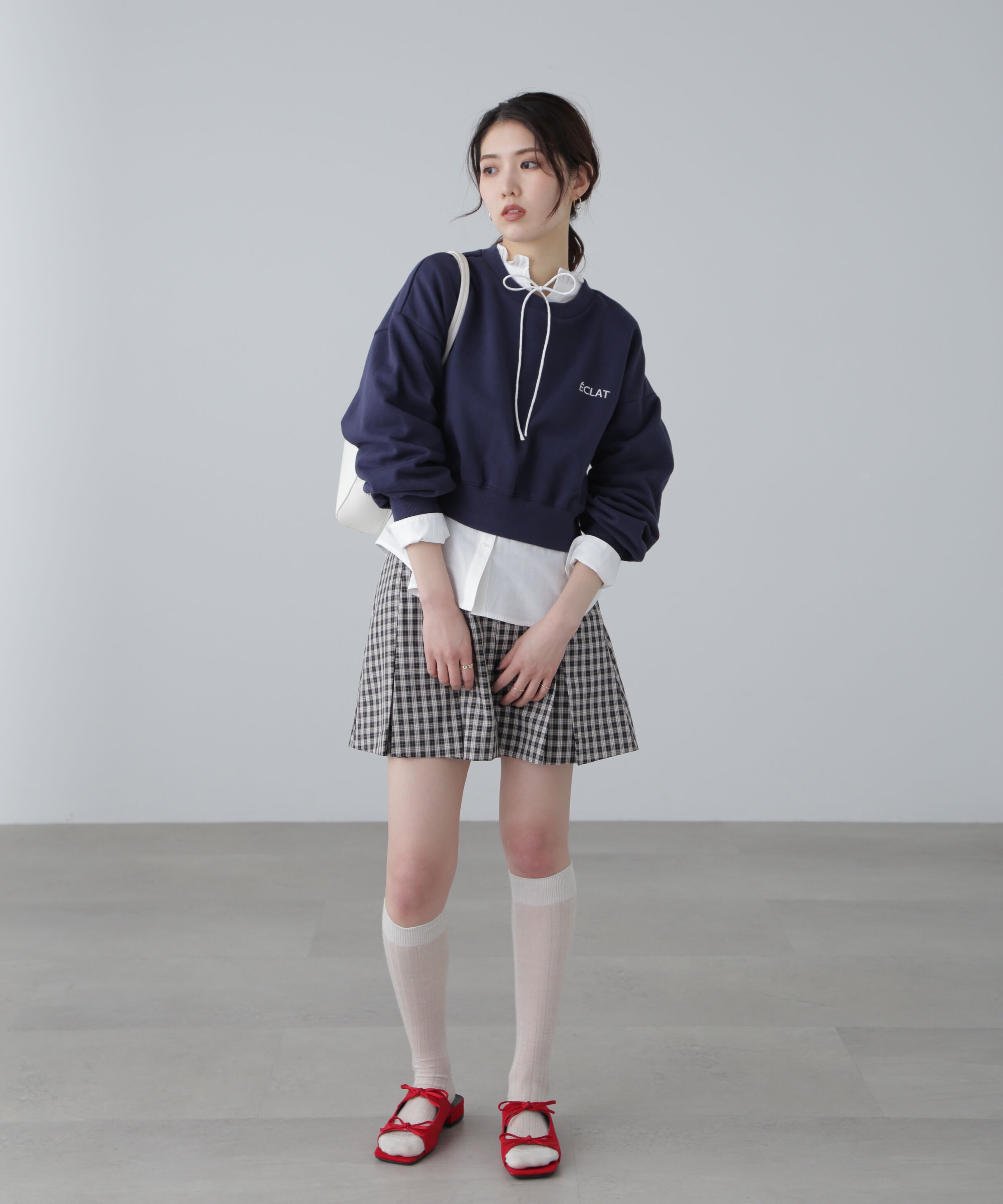  「ワンポイント刺繍スウェット」|Tシャツ・カットソー|