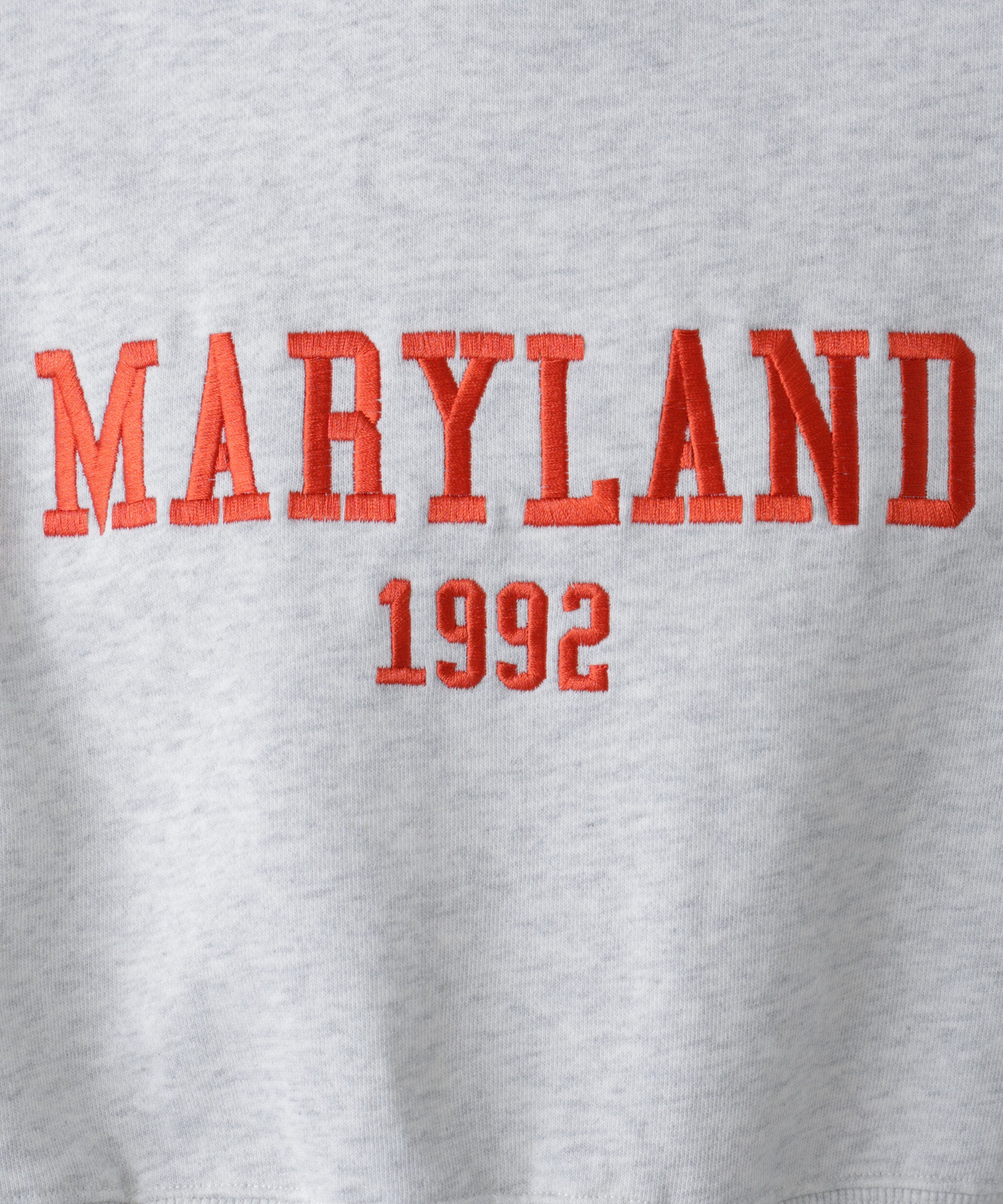  「カレッジロゴショート丈スウェット」|Tシャツ・カットソー|