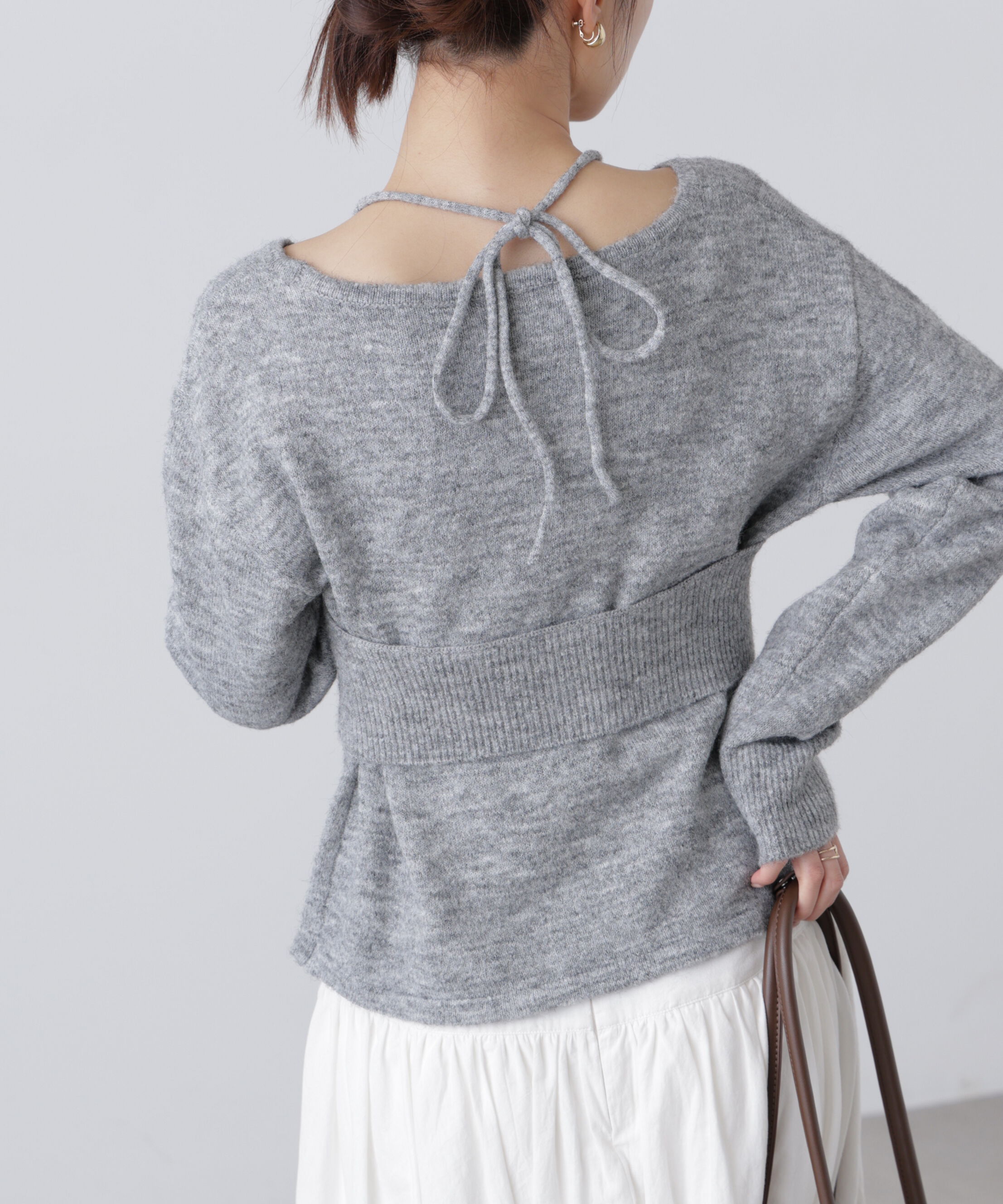  「ホルターネックビスチェセットニット」|ニット・セーター|