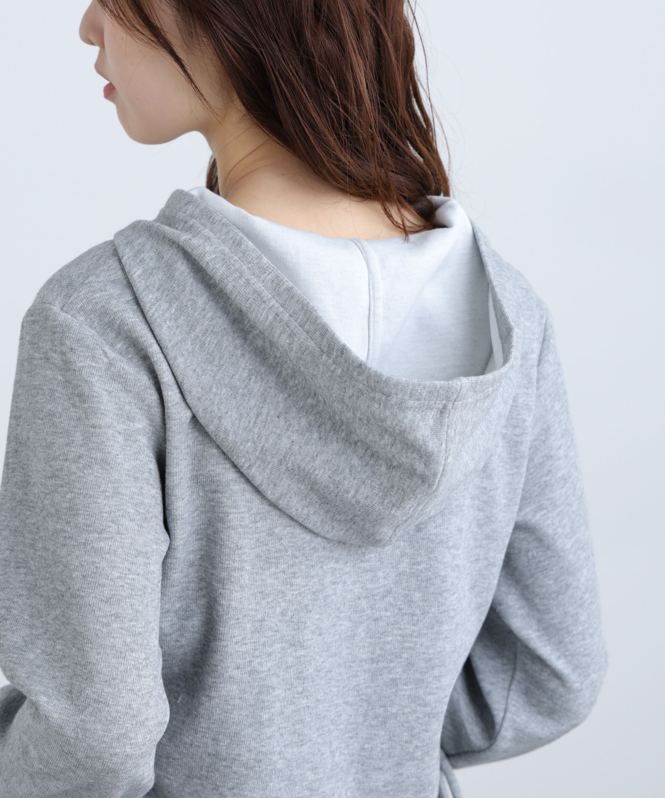  「サイドドロストコンパクトパーカー」|Tシャツ・カットソー|