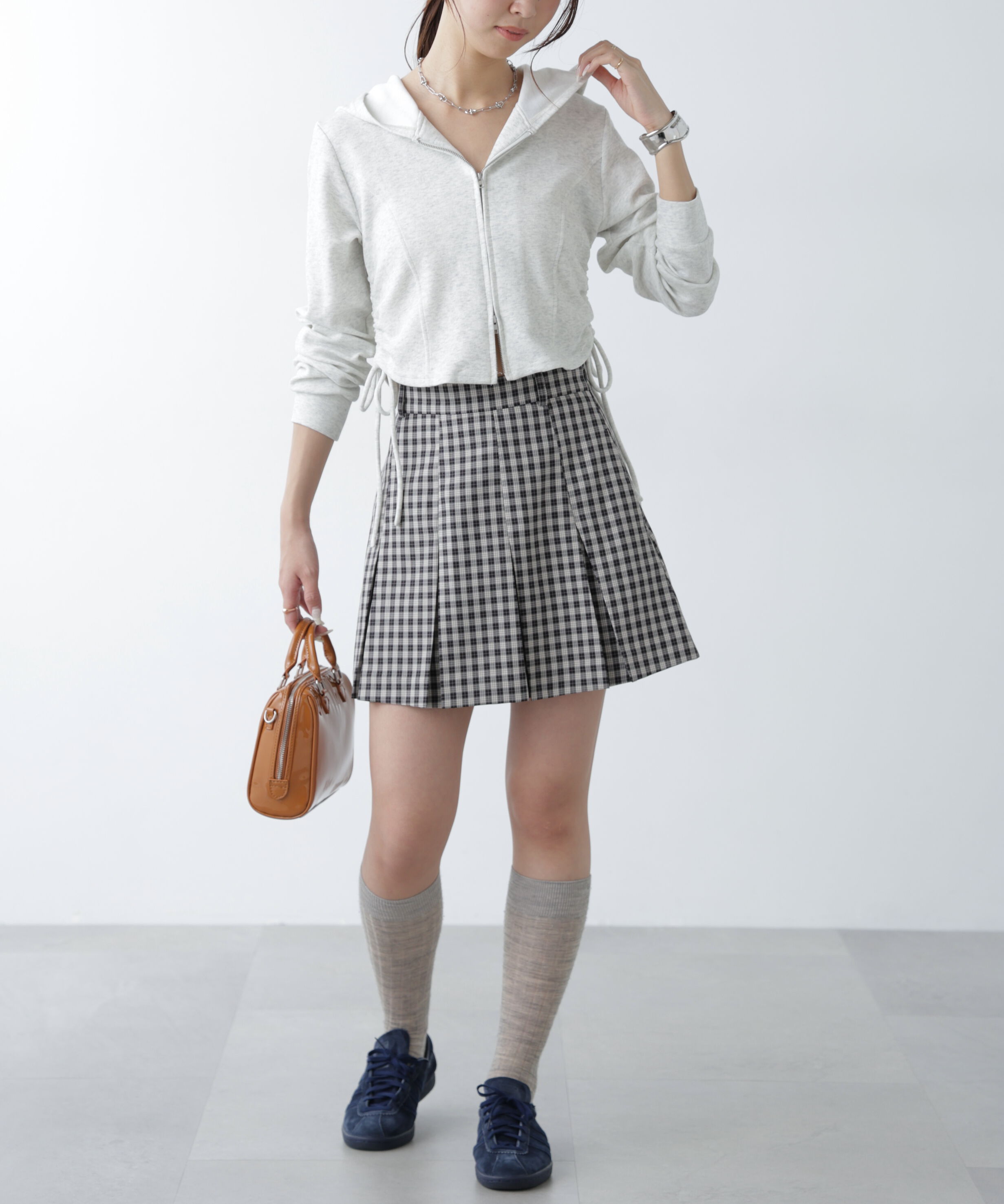  「サイドドロストコンパクトパーカー」|Tシャツ・カットソー|