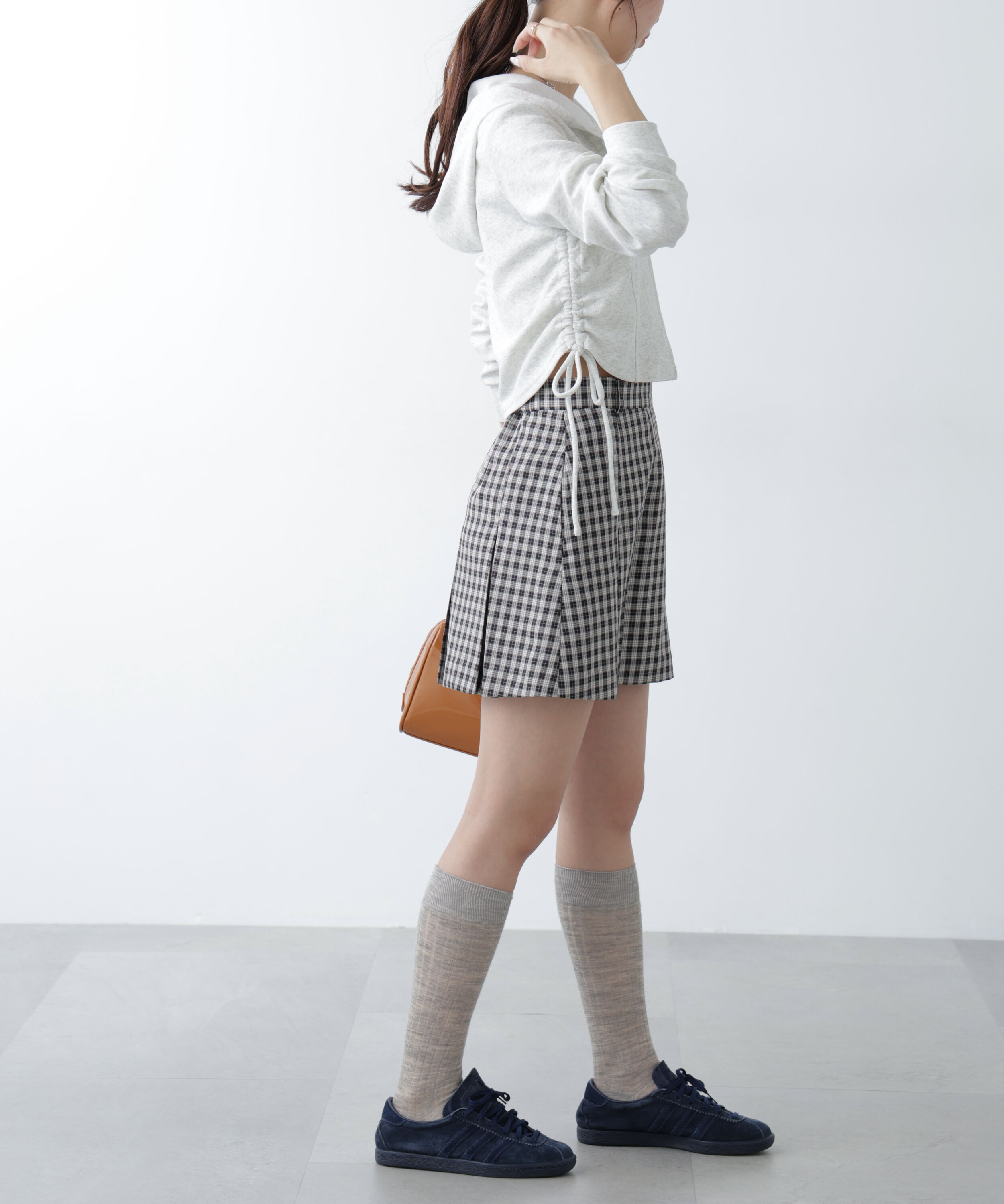  「サイドドロストコンパクトパーカー」|Tシャツ・カットソー|