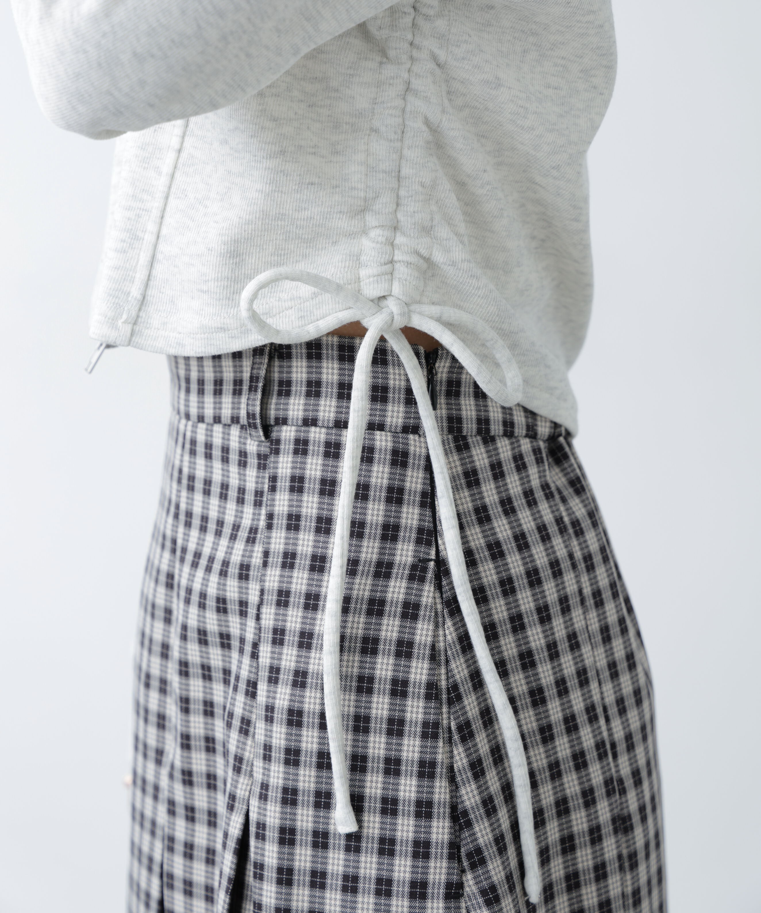  「サイドドロストコンパクトパーカー」|Tシャツ・カットソー|