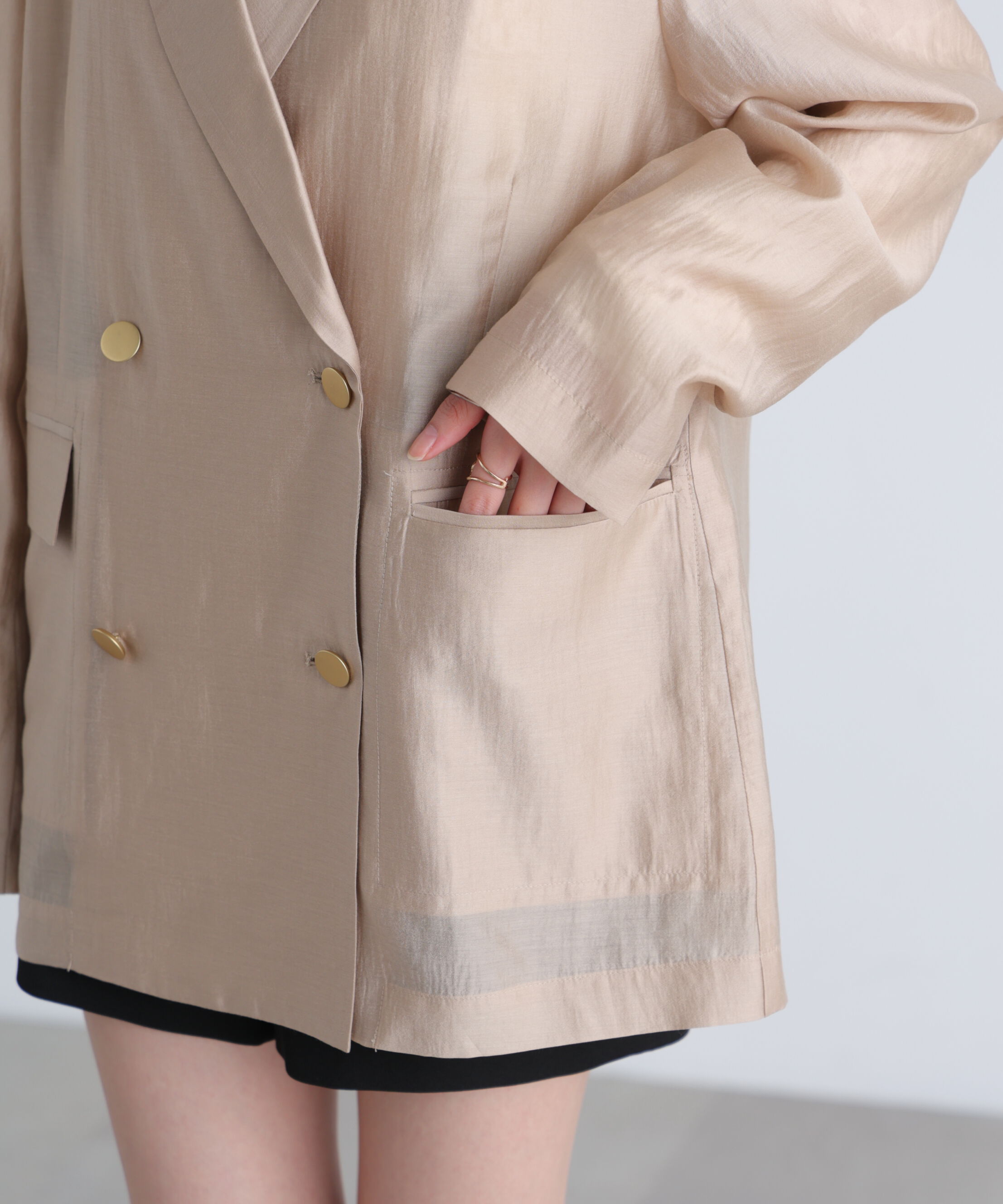  「〈MFM〉金ボタンシアージャケット」|その他|