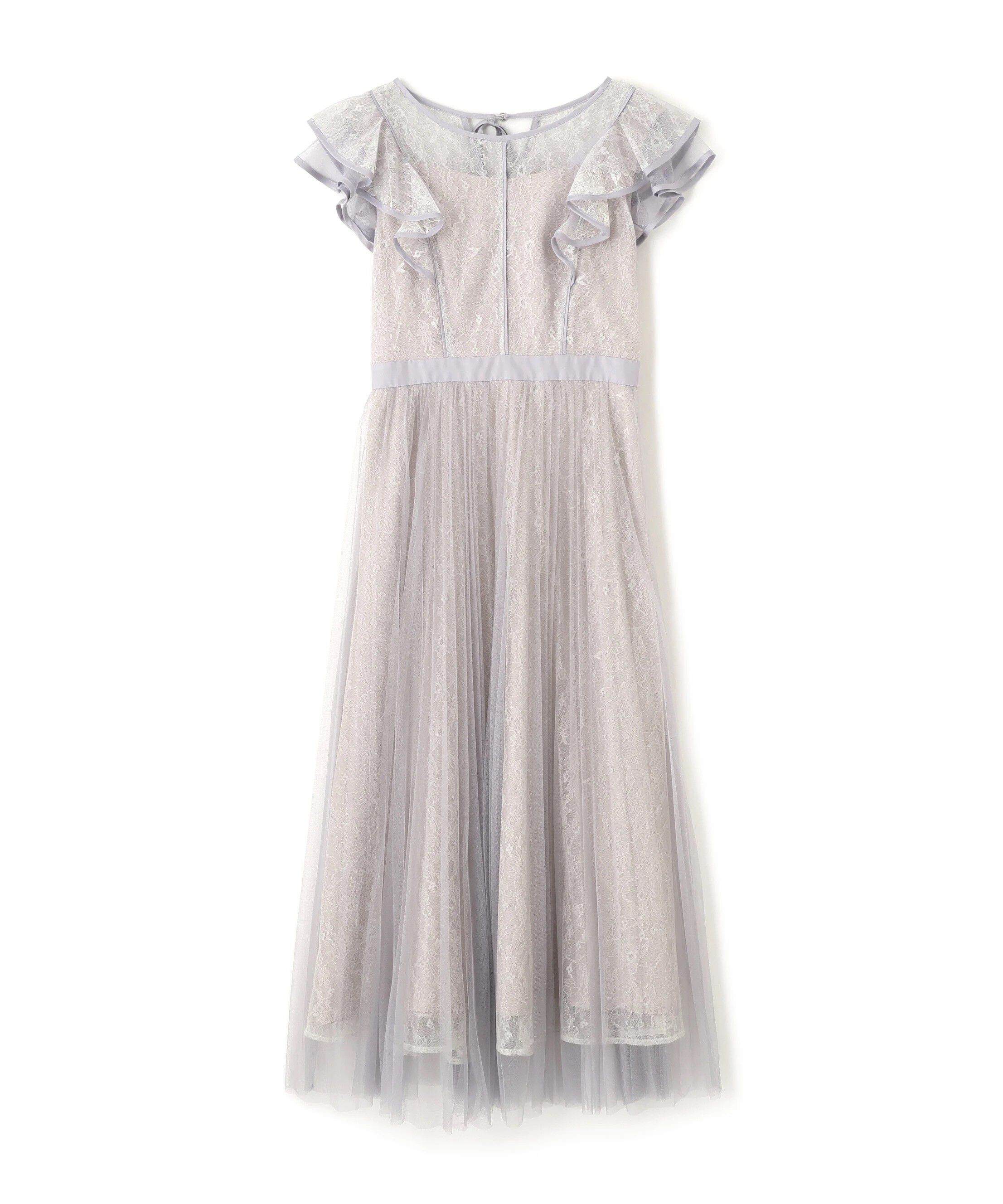  「配色パイピングレースワンピース」|ワンピース|