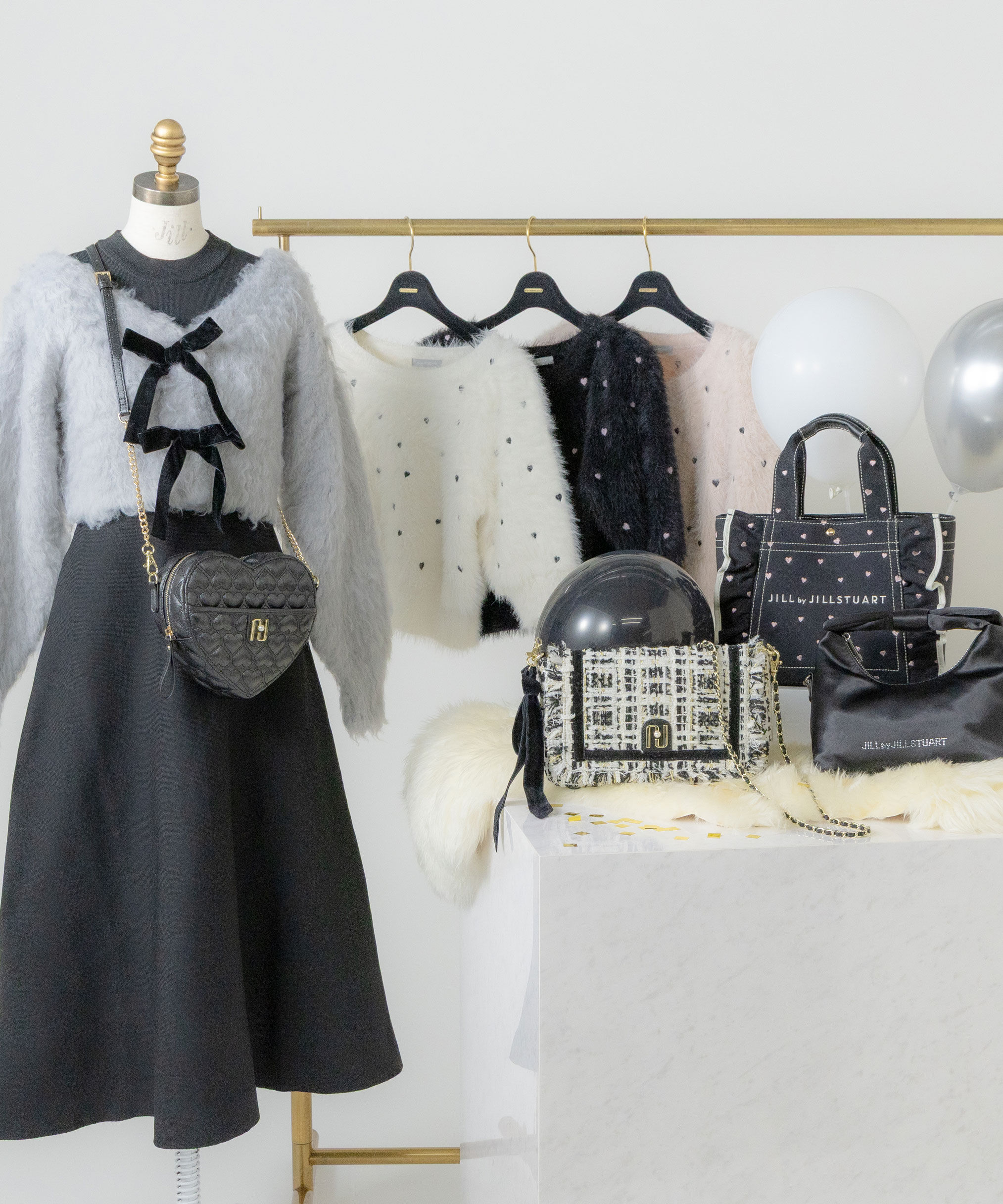  「起毛カーデニットワンピースセット」|ワンピース|