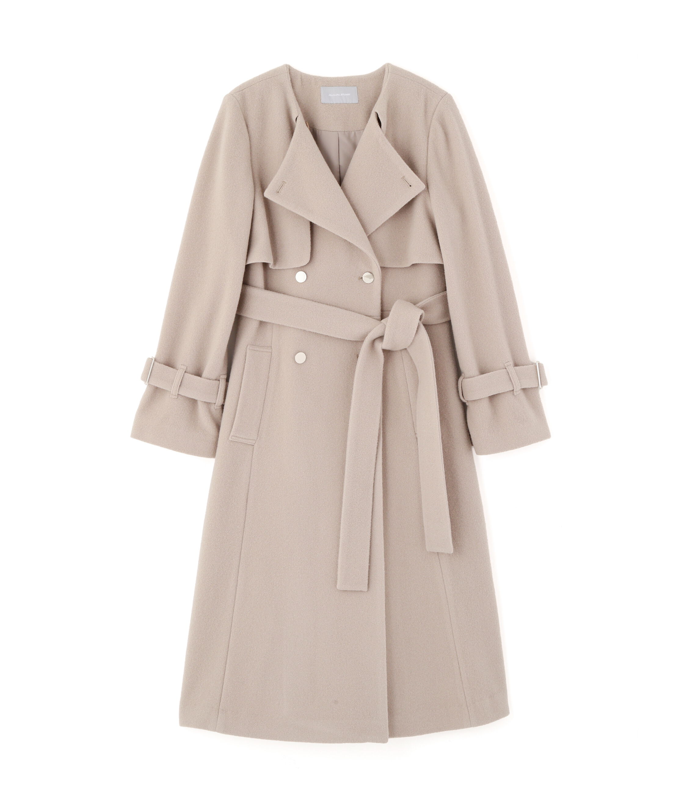  「ノーカラードレストレンチコート」|その他|