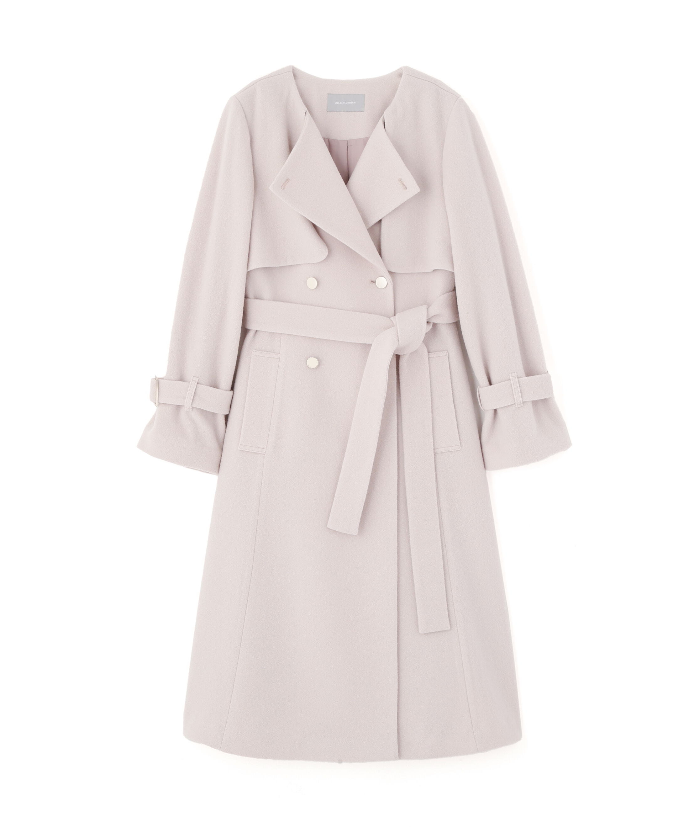  「ノーカラードレストレンチコート」|その他|