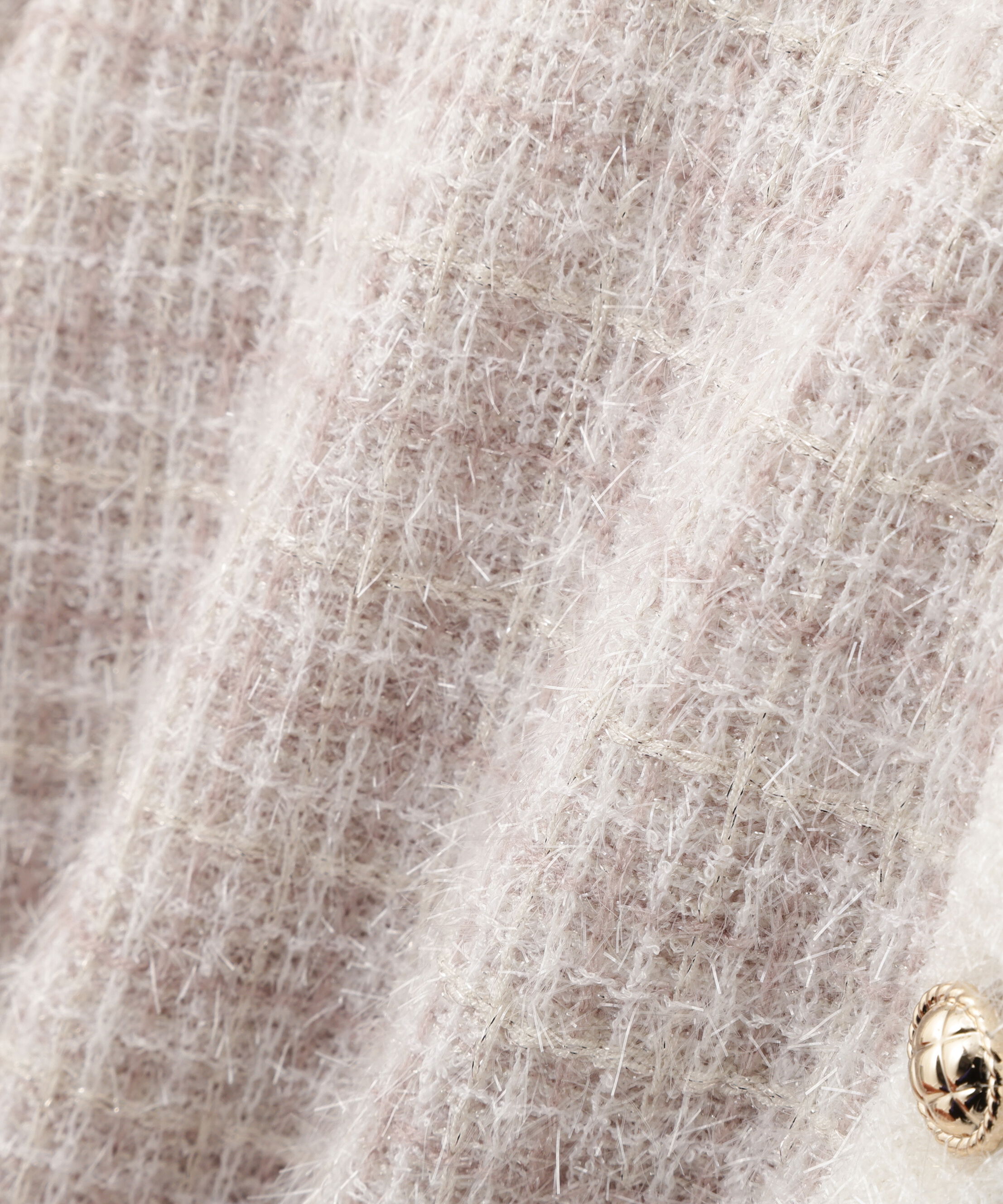  「ラメツィードニットジャケット」|ニット・セーター|