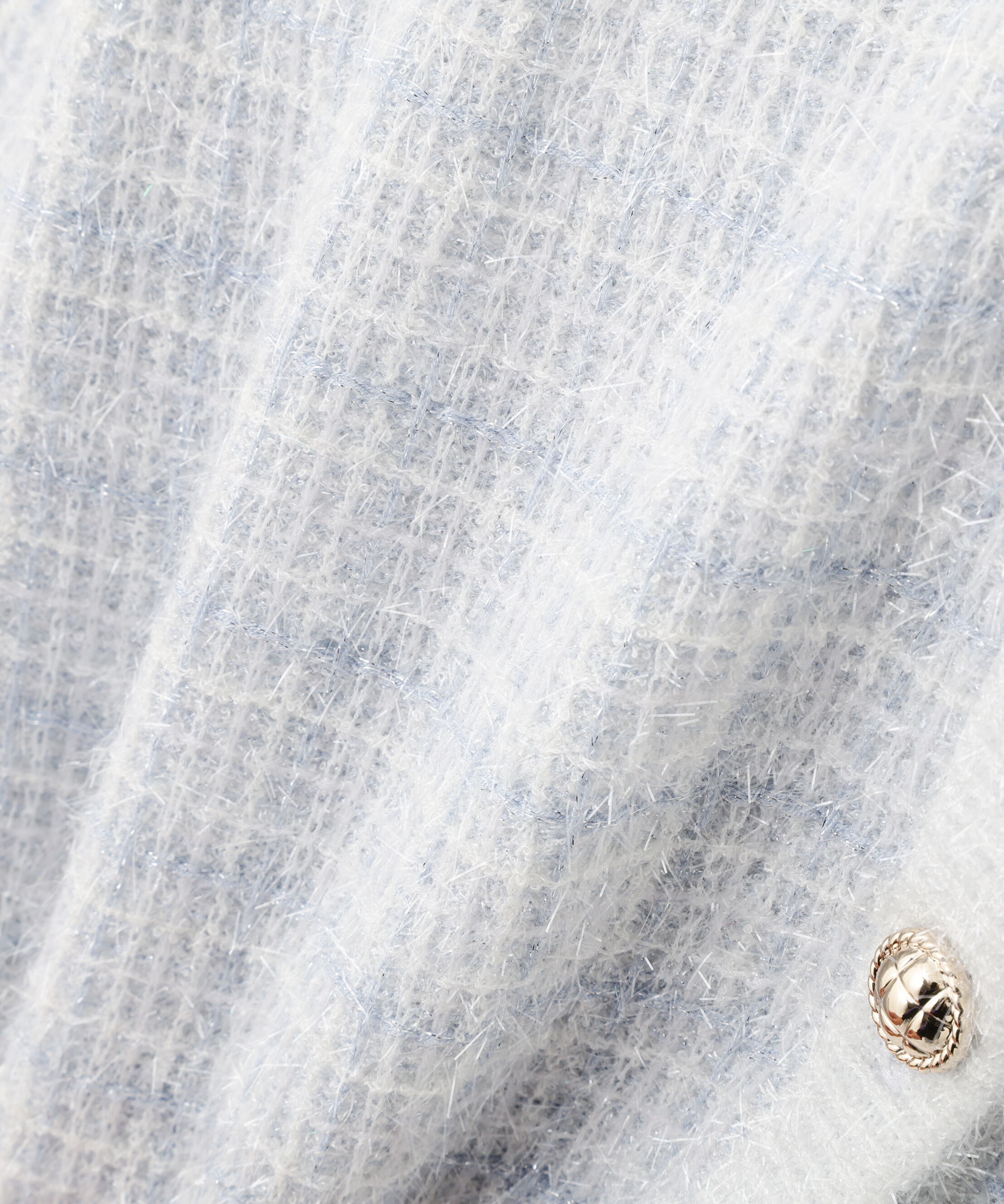  「ラメツィードニットジャケット」|ニット・セーター|