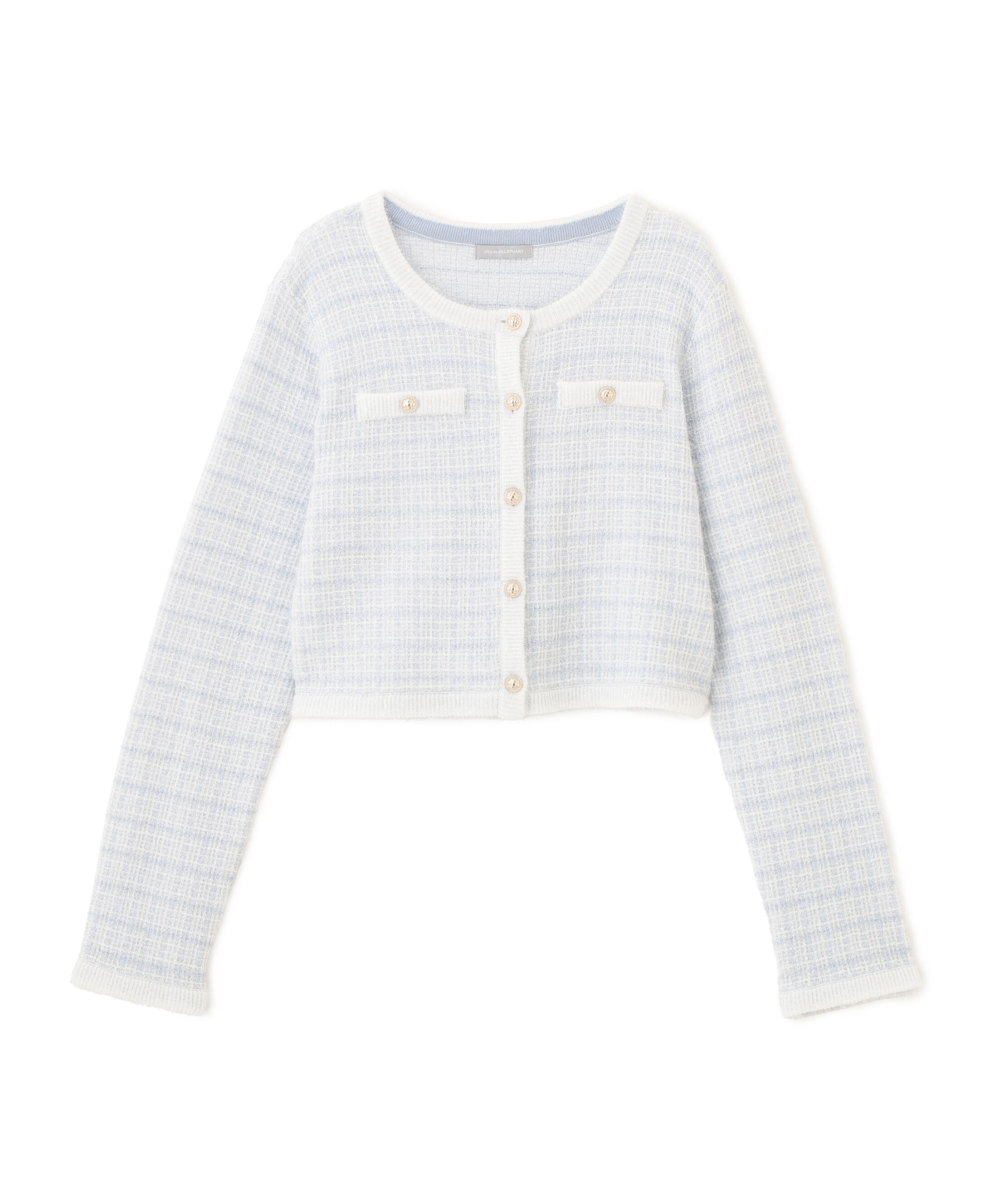  「ラメツィードニットジャケット」|ニット・セーター|