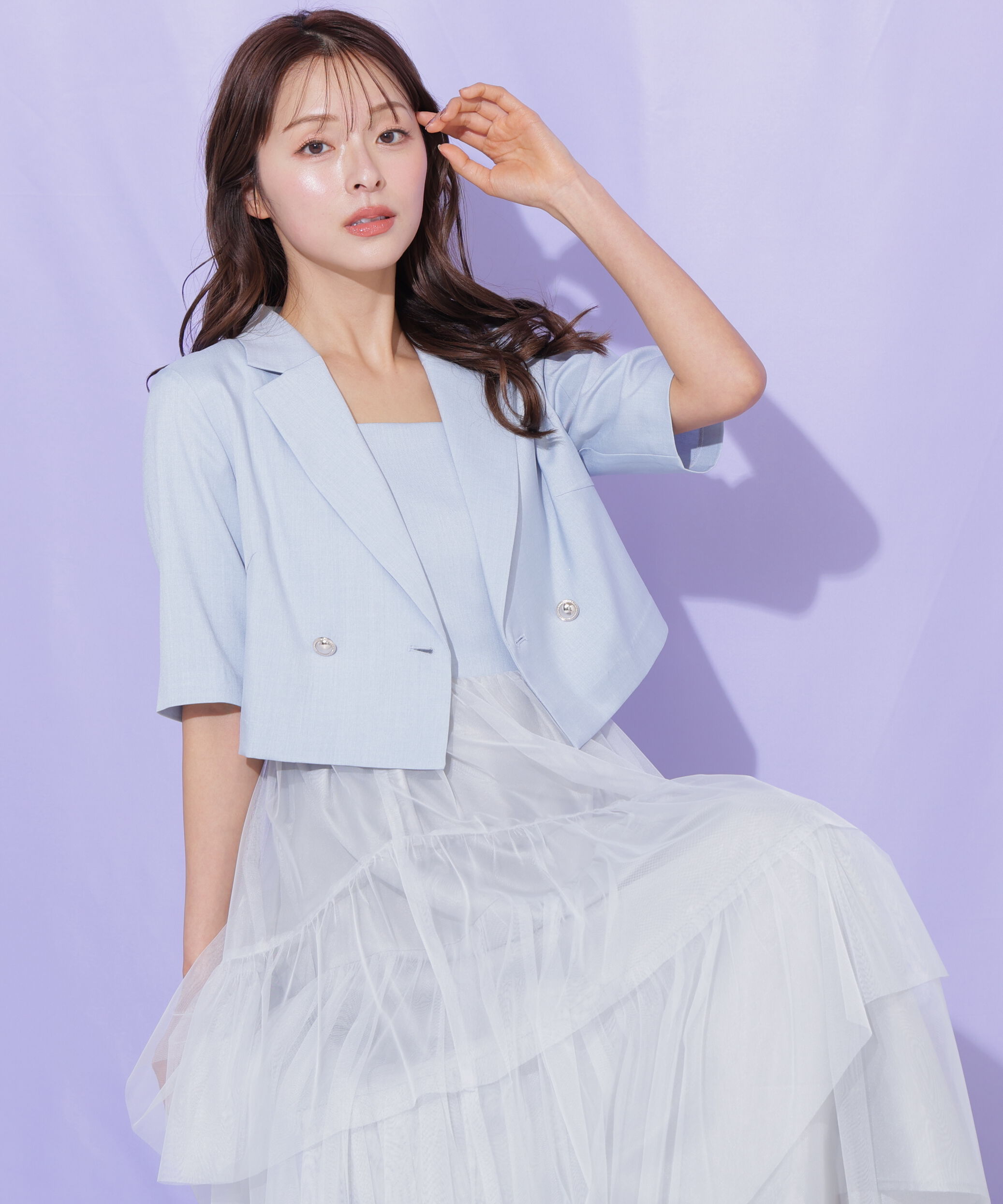  「チュールドッキングジャンスカ」|ワンピース|ブルー