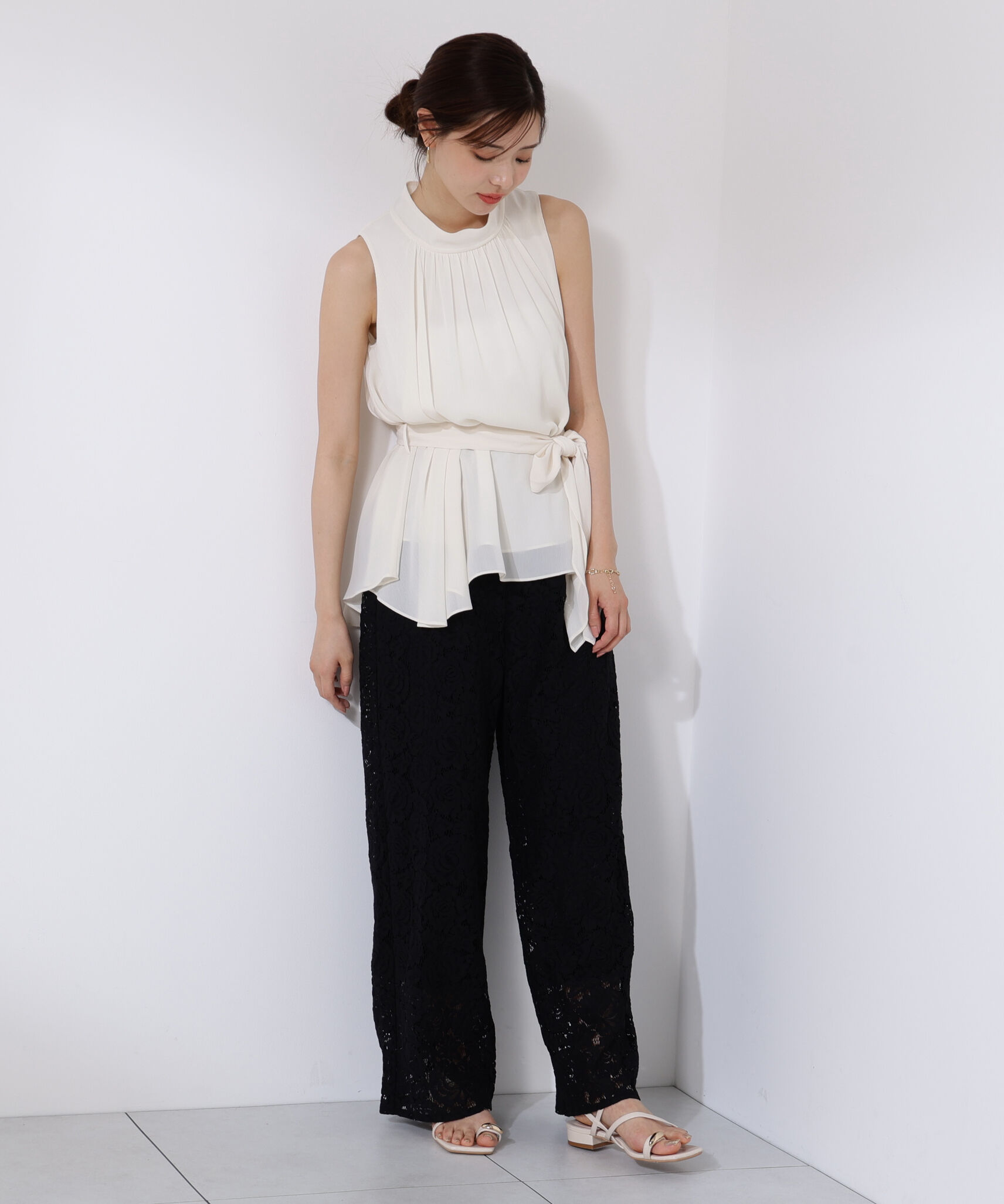 PROPORTION BODY DRESSING「《EDIT COLOGNE》レースワイドパンツ」|その他|