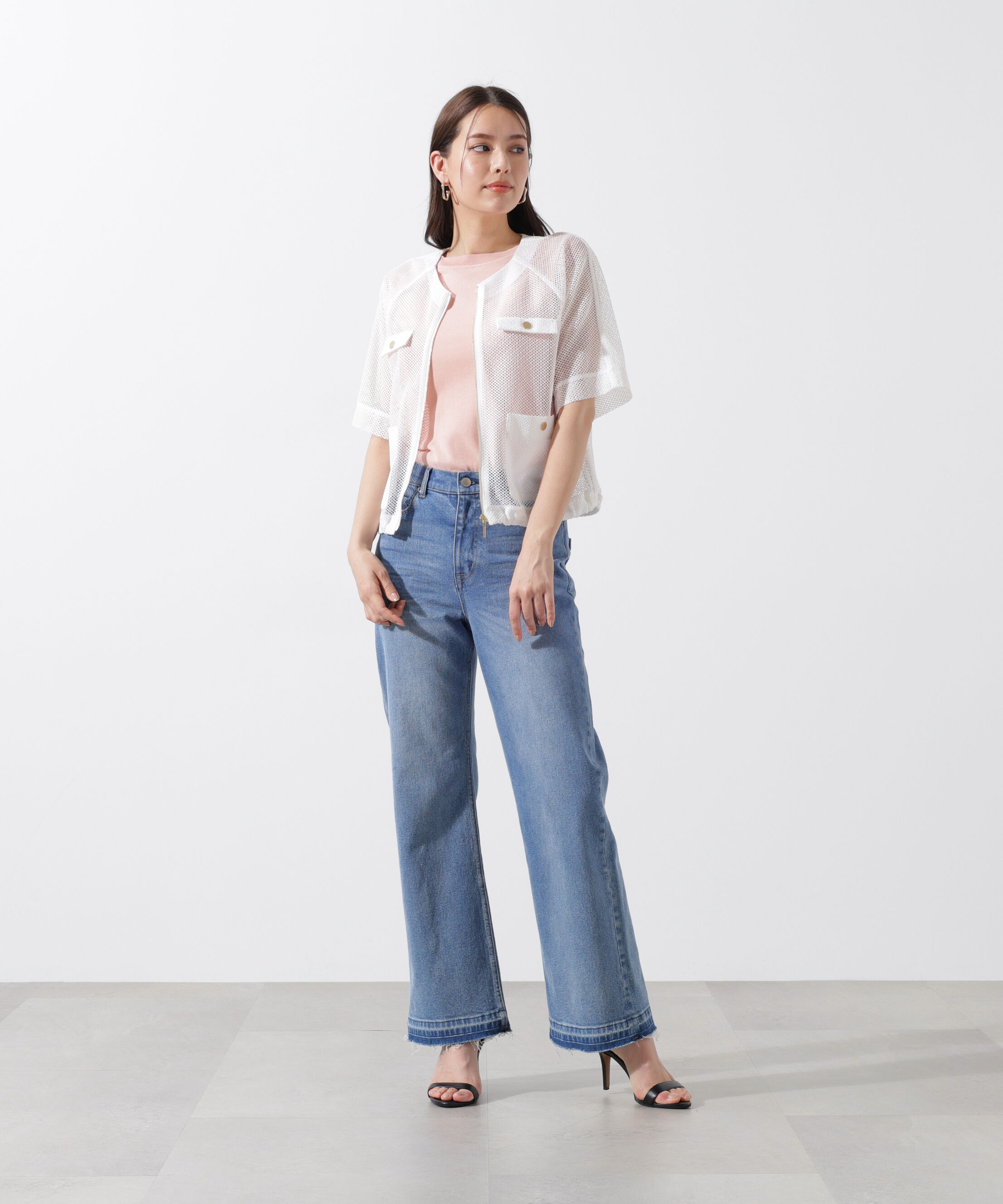  「ダブルラッセルメッシュブルゾン」|その他|