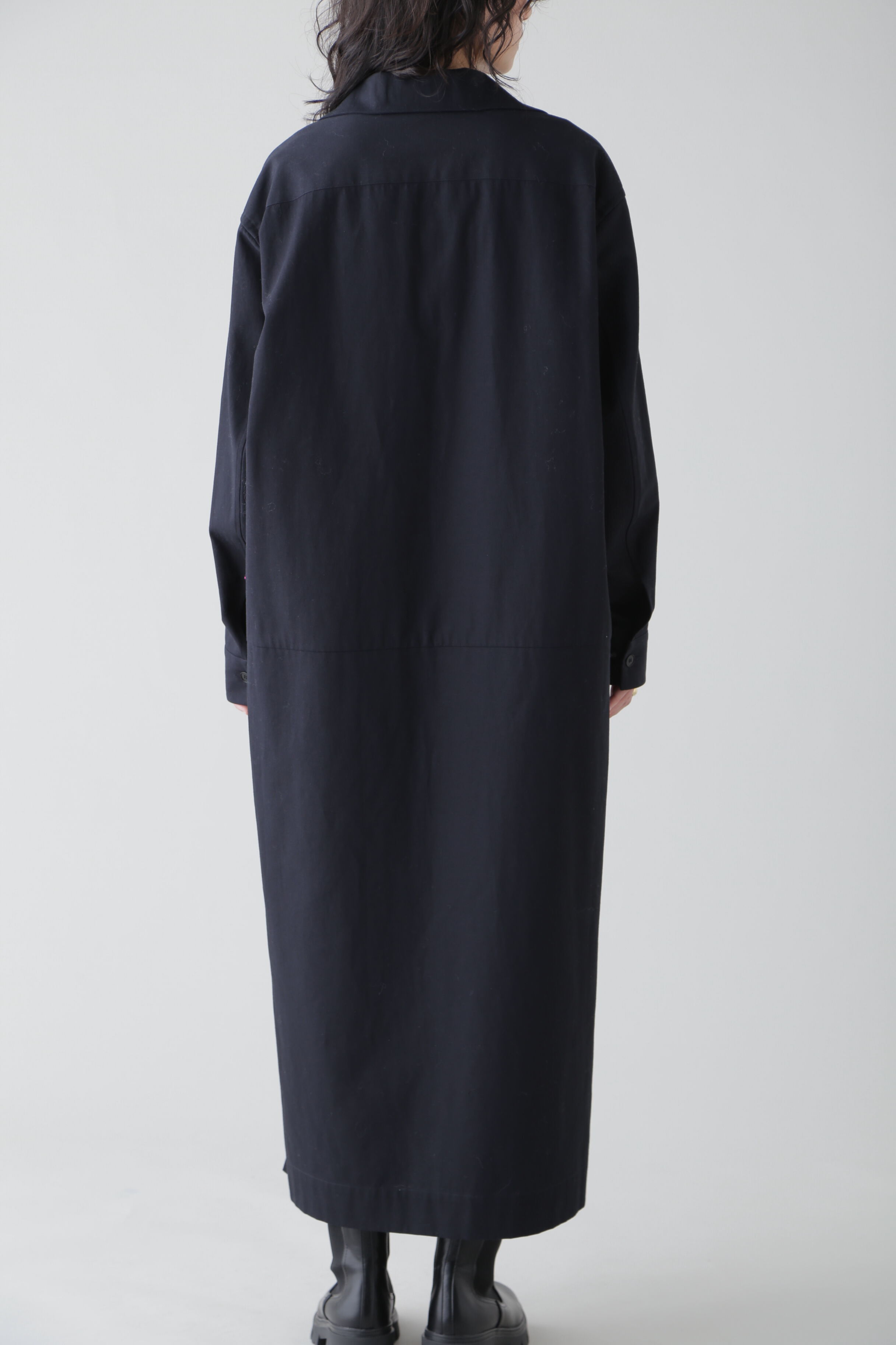 YLEVE 「YLEVE / COTTON LINEN HIGH TWIST GABARDINE TUNIC OP」|ワンピース|