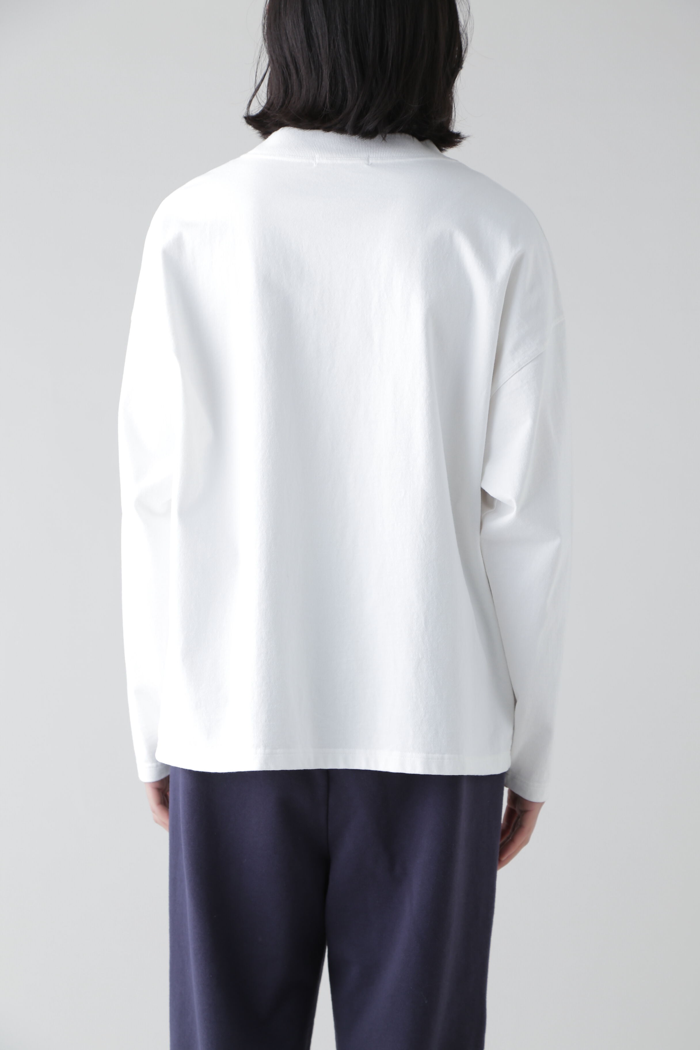 YLEVE 「Ｙ / ORGANIC COTTON JERSEY MOCK NECK P/O」|Tシャツ・カットソー|