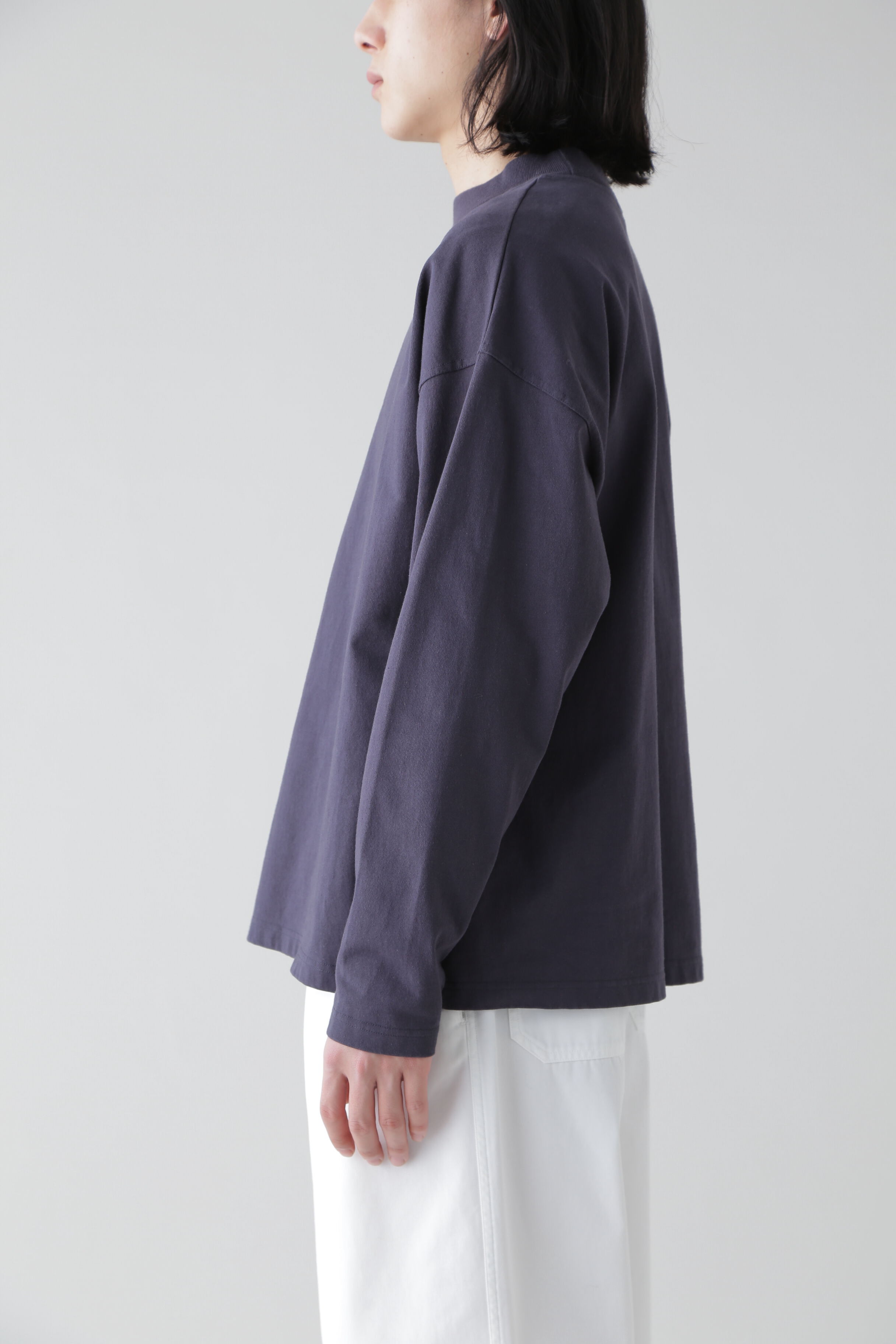 YLEVE 「Ｙ / ORGANIC COTTON JERSEY MOCK NECK P/O」|Tシャツ・カットソー|