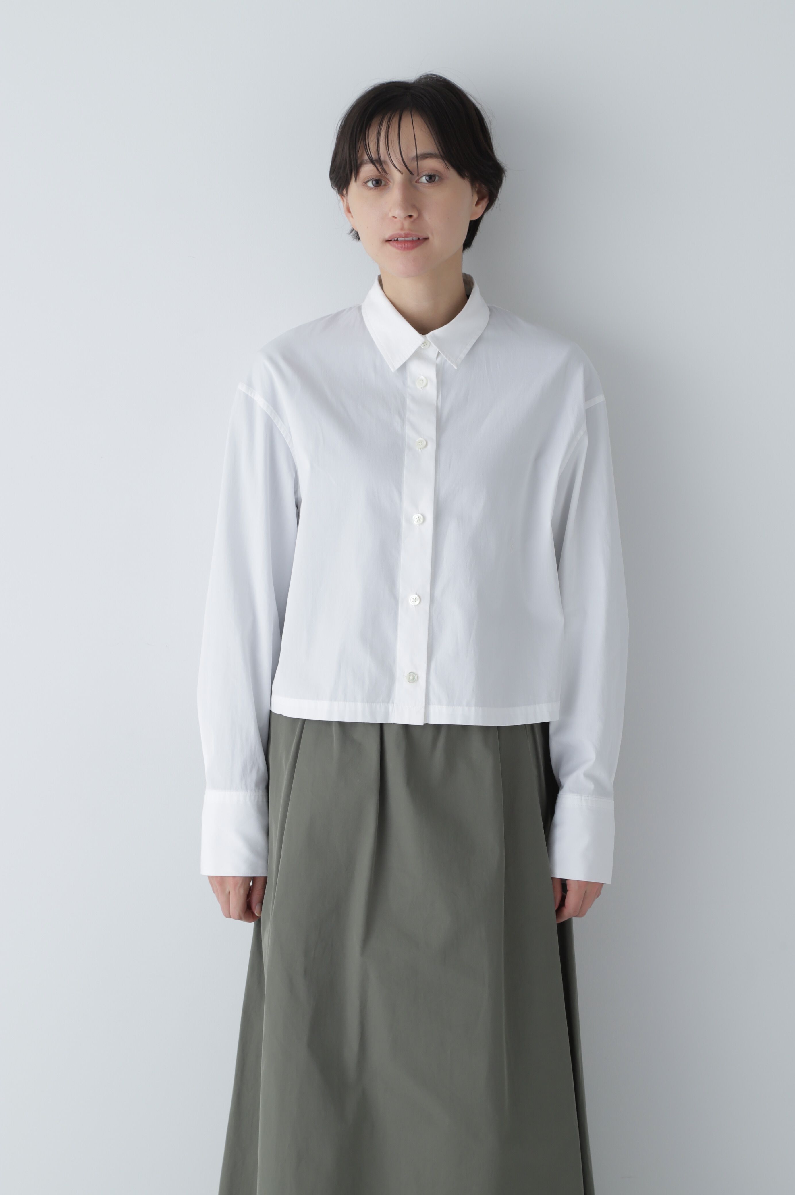  「◆ショート丈シャツ」|シャツ・ブラウス|