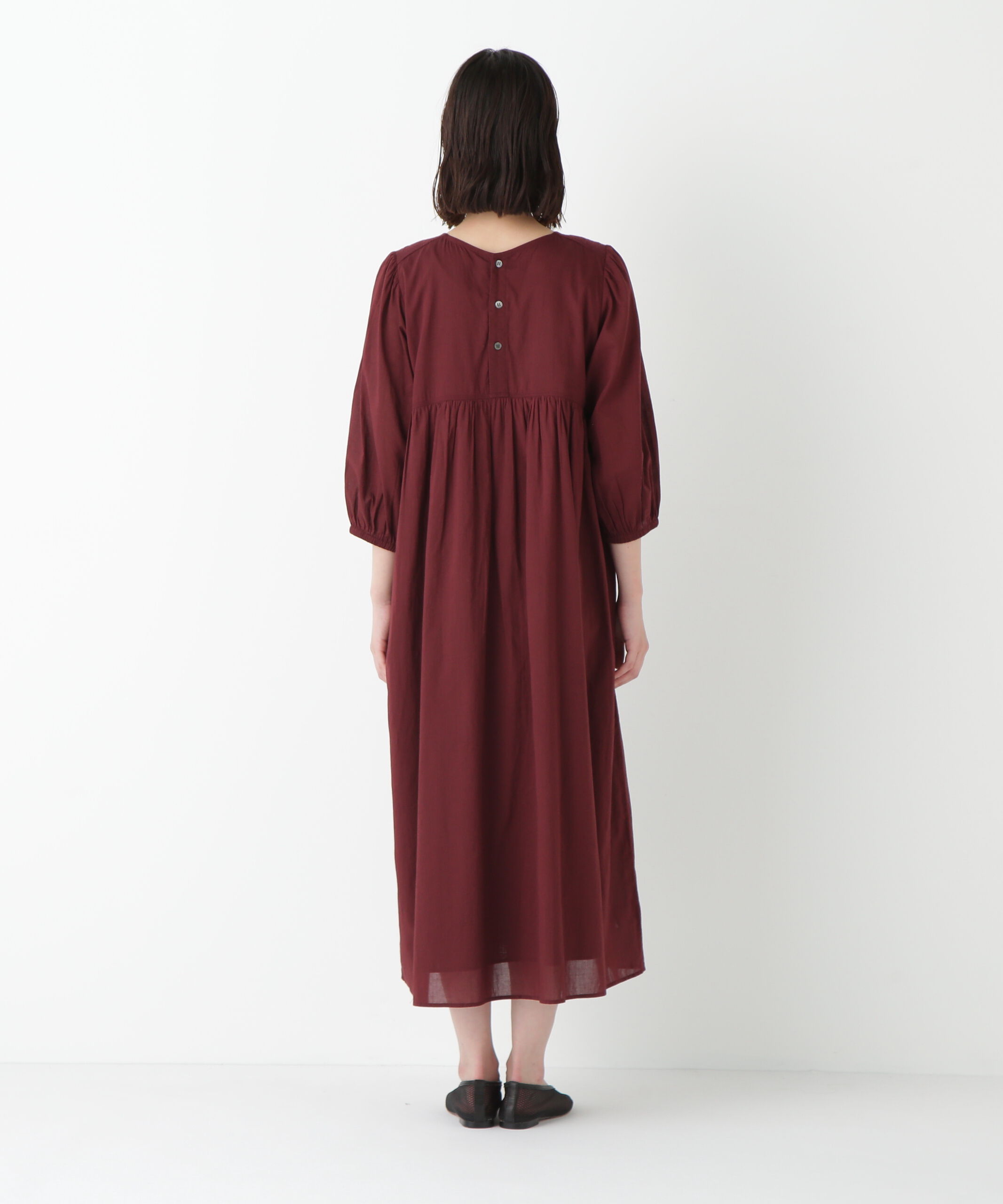  「◆インドコットンボイルキルティングドッキングワンピース」|ワンピース|