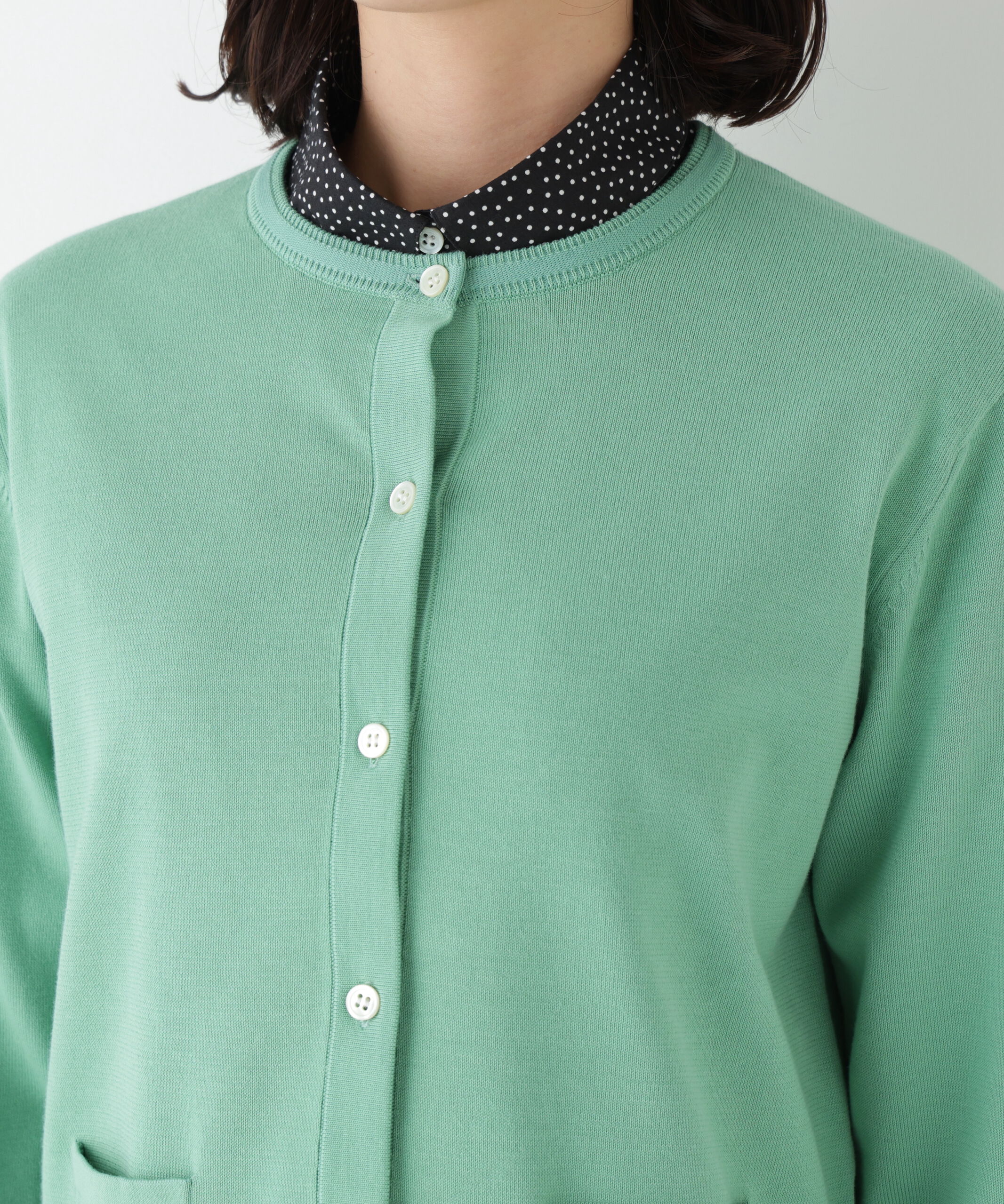  「◆《ｳｫｯｼｬﾌﾞﾙ》ｵｰｶﾞﾆｯｸｺｯﾄﾝ混ﾌﾟﾚｰﾃｨﾝｸﾞﾗ 」|ニット・セーター|