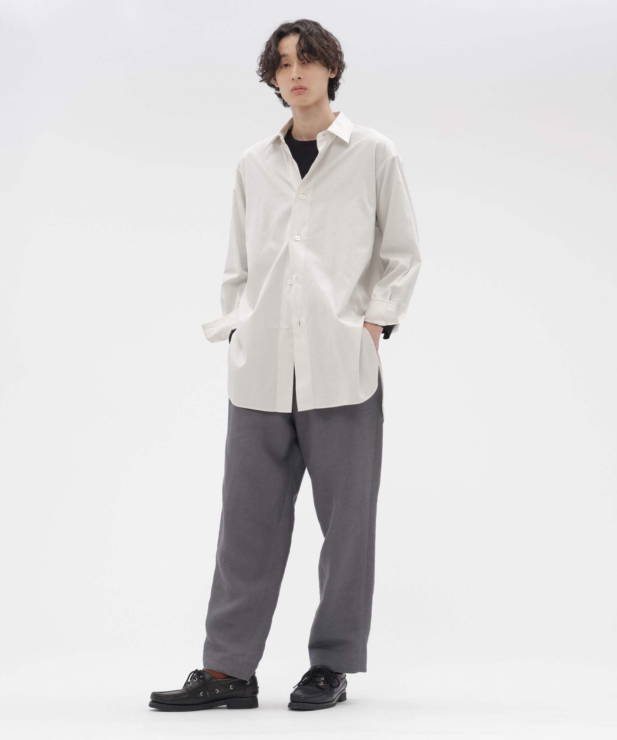 MARGARET HOWELL「FINE COTTON PIQUE SHIRTING SHIRT」|シャツ・ブラウス|