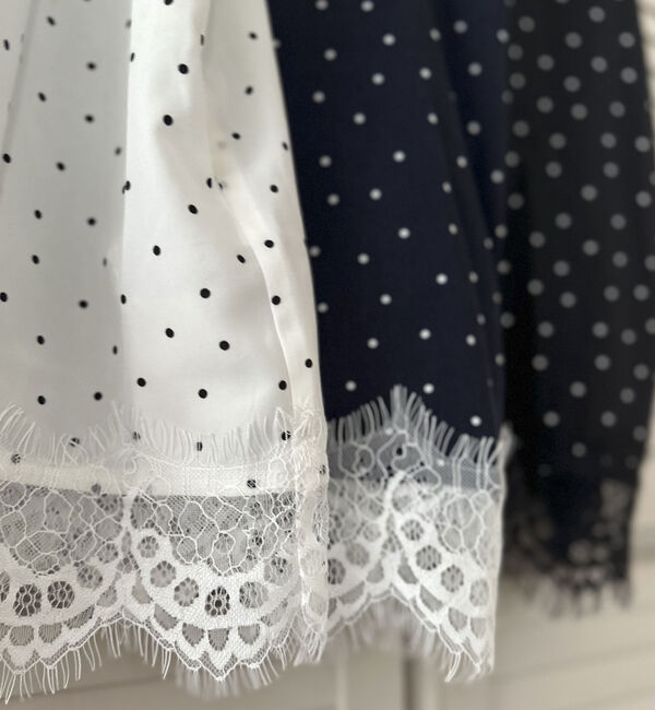 archives「ドットレースミニキャミワンピース」|ワンピース|