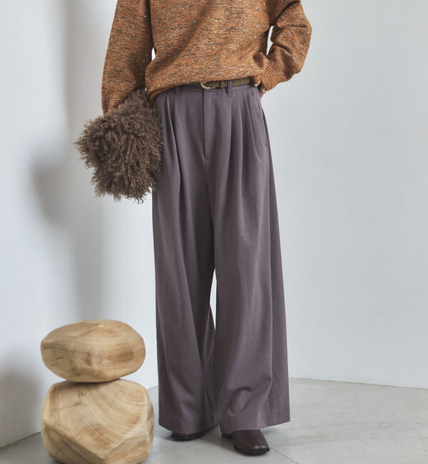 Doux archives「３タックワイドパンツ」|チノ|