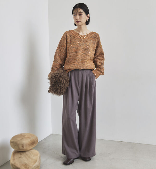 Doux archives「３タックワイドパンツ」|チノ|