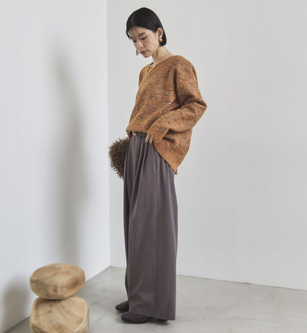 Doux archives「３タックワイドパンツ」|チノ|